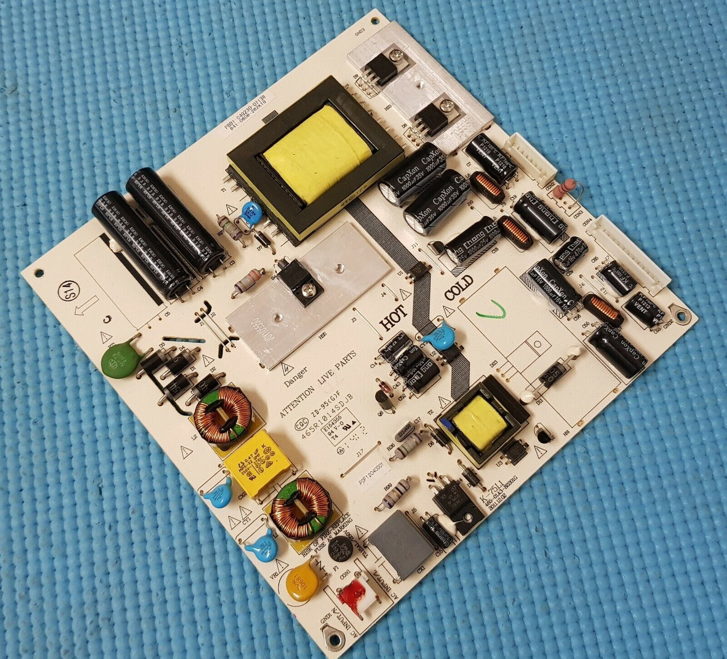 POWER BOARD FOR FURRION FEHS32L1D 32" LED TV K-75L1 465-01A3-B2201G ZD-95(G)F