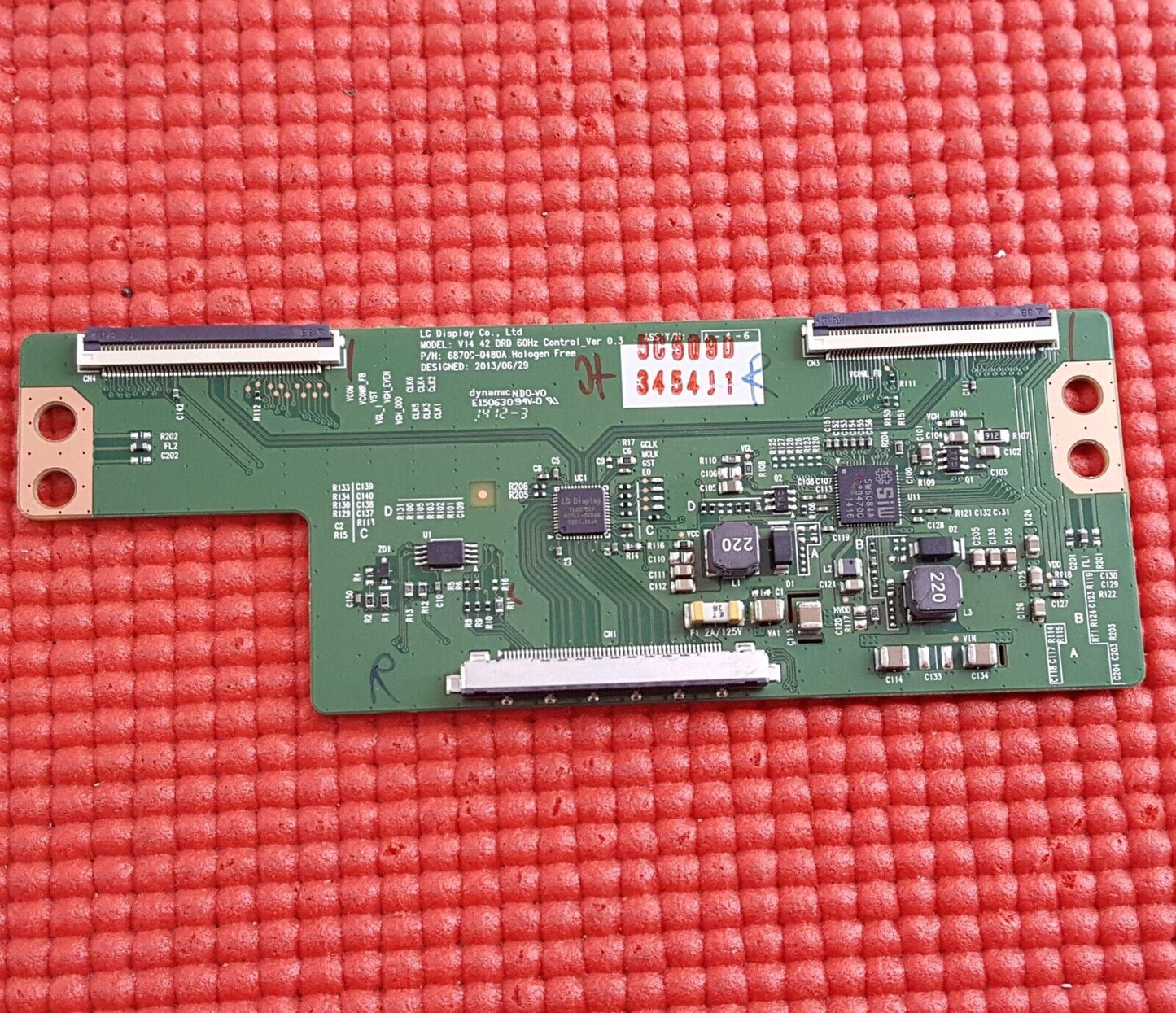 LVDS TCON BOARD FOR PANASONIC TX-42AS520B TX42AS420B TV 6870C-0480A 6871L-3454J