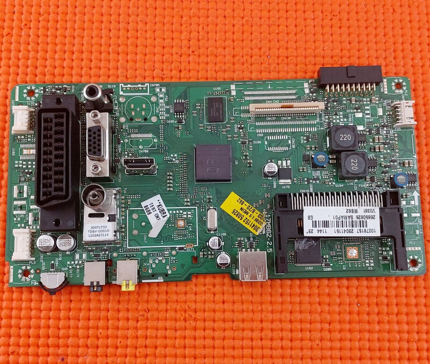 MAIN BOARD FOR DIGIHOME LED23911HDDVD TV 17MB62-2 5 23041151 SCREEN LTA230AP01