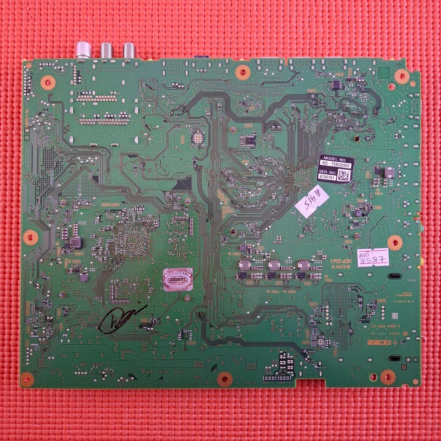 MAIN BOARD FOR SONY KD-75XG9505 75" TV YA03080AA 1-984-326-21 | TESTED WORKING