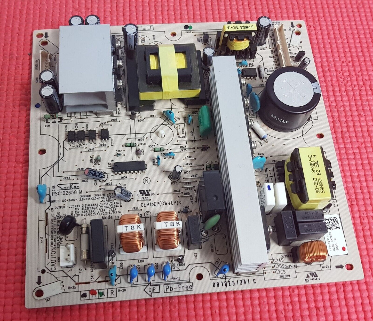 POWER SUPPLY BOARD FOR SONY KDL-32V5500 KDL-32W5500 32" TV PSC10265G M 147415311