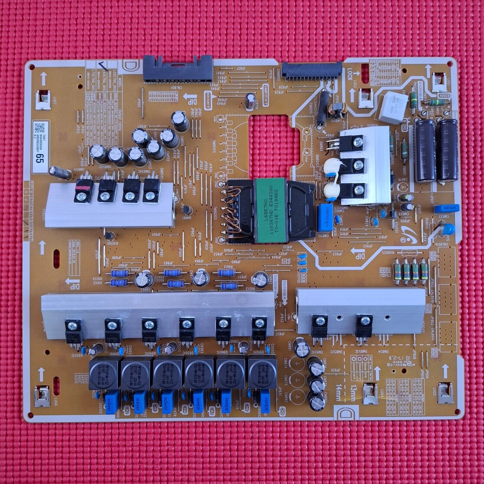 POWER BOARD FOR SAMSUNG QE65Q7FNAT QE65Q8FNAT 65" LED TV L65E7NQ_NHS BN44-00940A