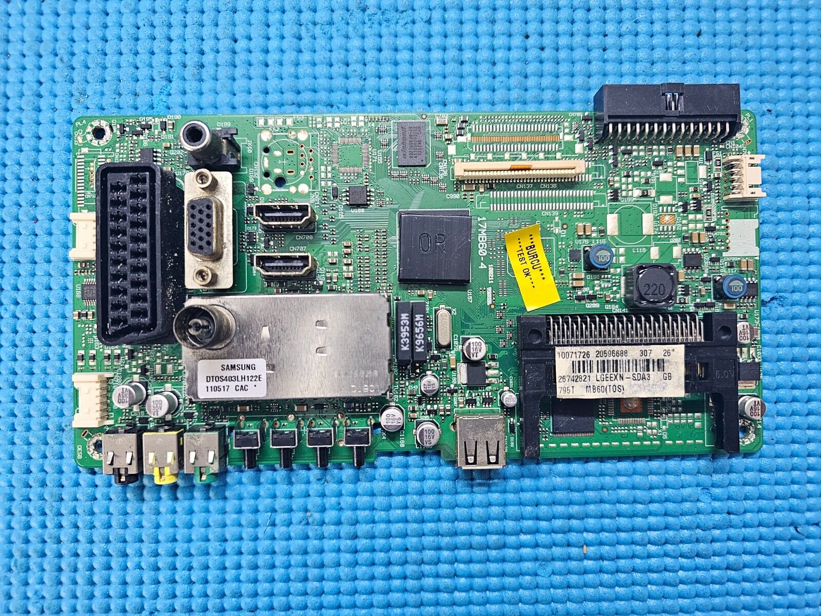 MAIN BOARD FOR TOSHIBA 26DL834B TV 17MB60-4 20596688 SCREEN LC260EXN (SD) (A3)