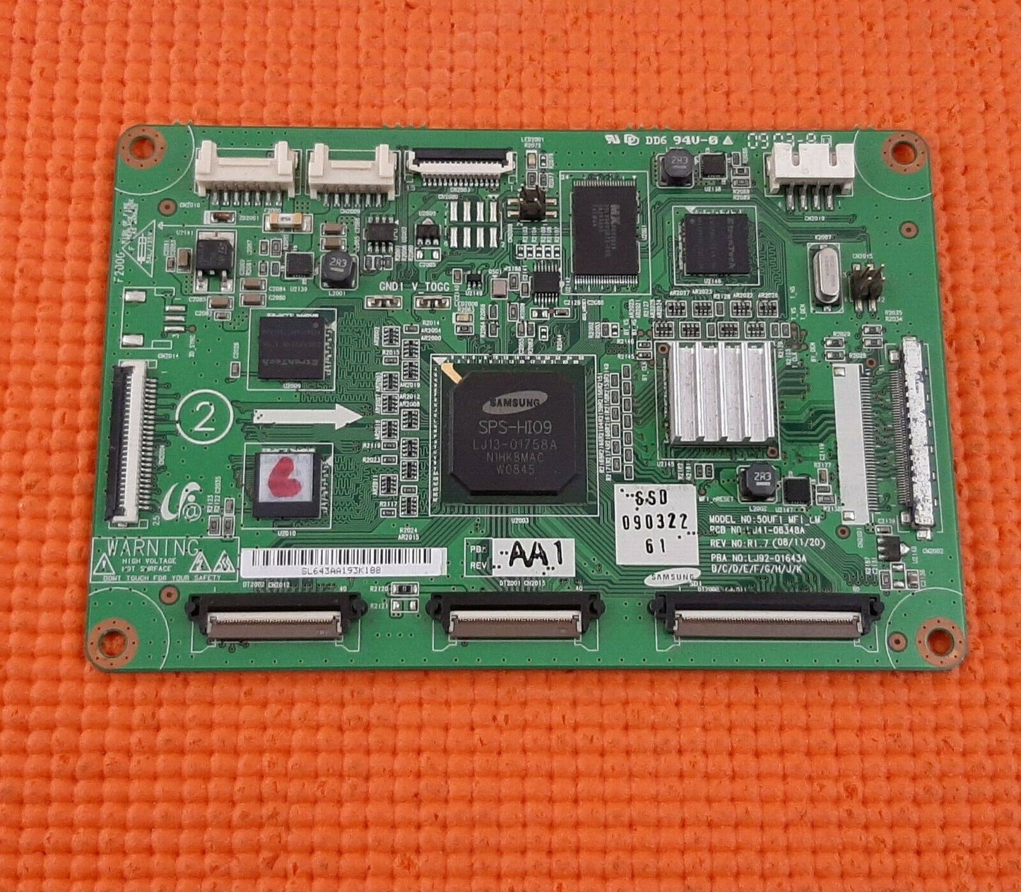 LVDS BOARD FOR SAMSUNG PS50B850Y1W 50" PLASMA TV LJ92-01643A AA1 LJ41-06348A