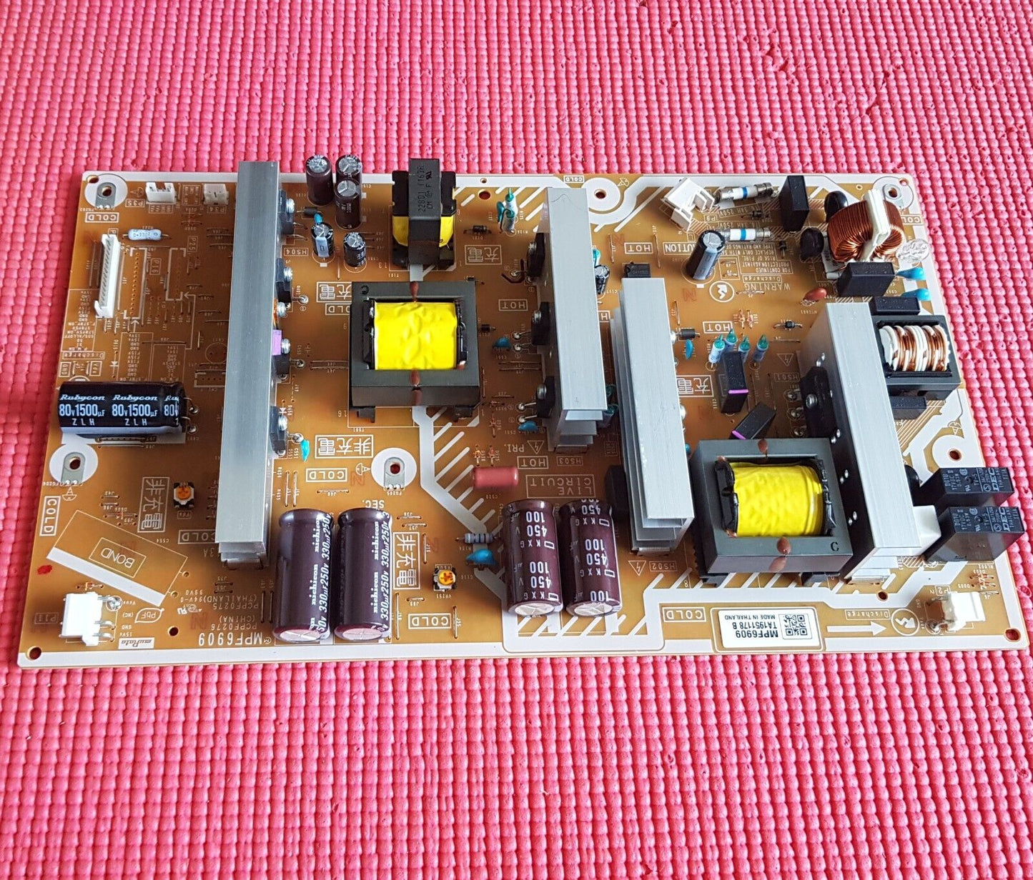 POWER BOARD FOR PANASONIC TX-P42S31B TX-P42U30B 42" PLASMA TV MPF6909 PCPF0275