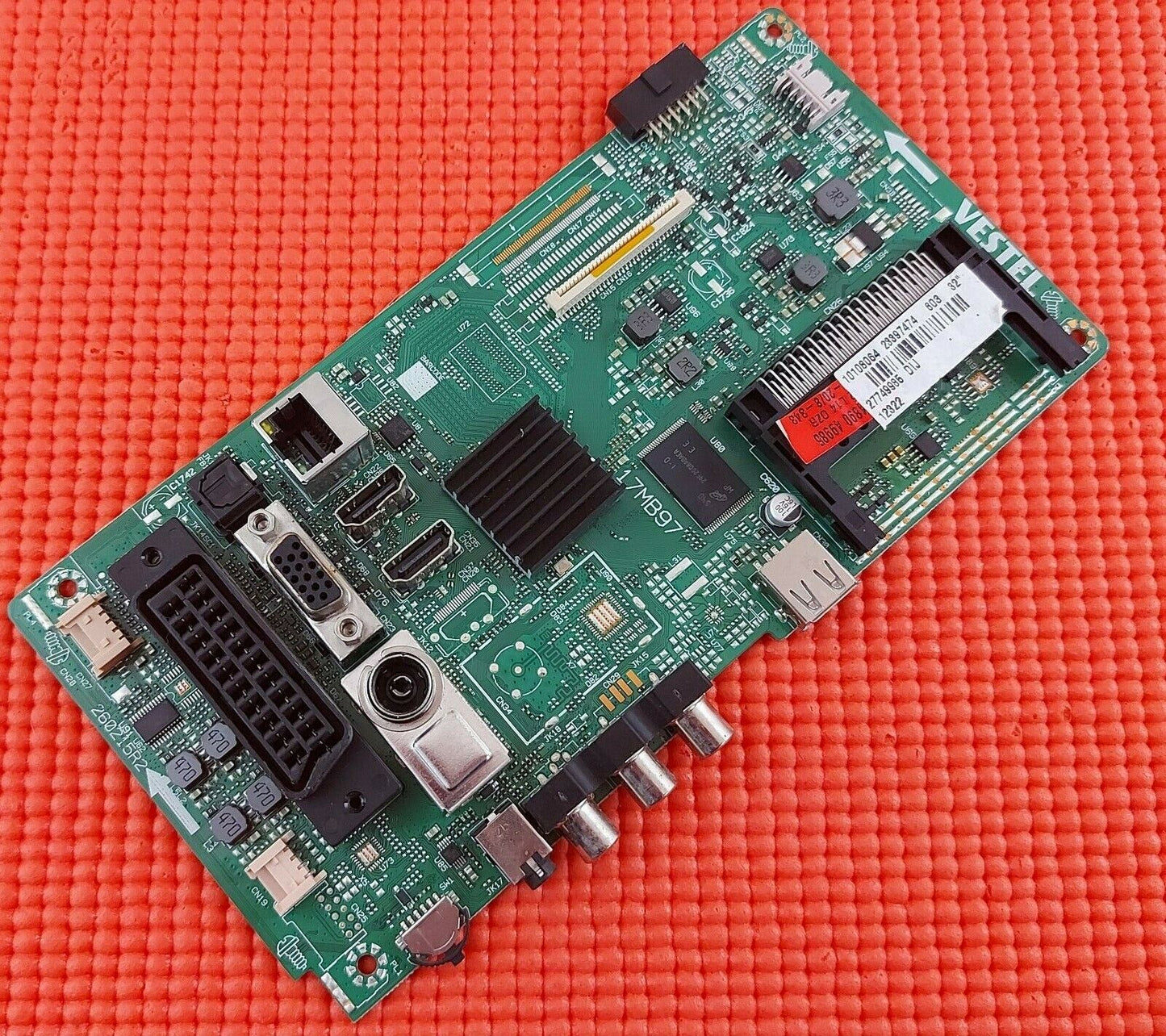 MAIN BOARD FOR BUSH DLED32265HDDVDBX 32" TV 17MB97 23397474 SCREN LC320DXY SH A3