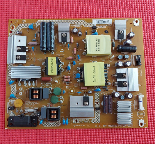 POWER BOARD FOR PHILIPS 43PUS6162/05 43" TV PLTVGQ291XAP9 715G8620-P01-000-002S