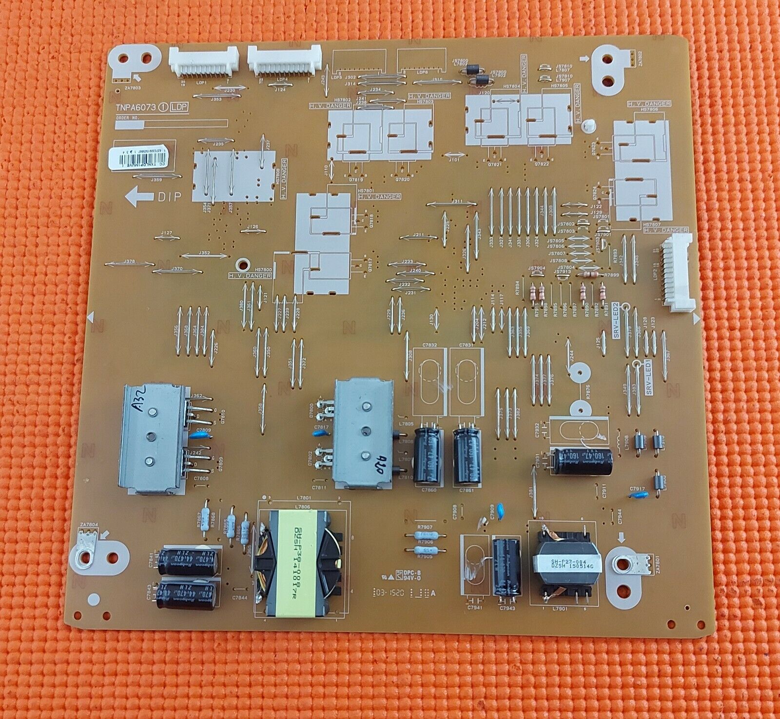 SUB POWER BOARD FOR PANASONIC TX-65CS620B 65" LED TVs TNPA6073 1 LDP TXNLDP1MUVE