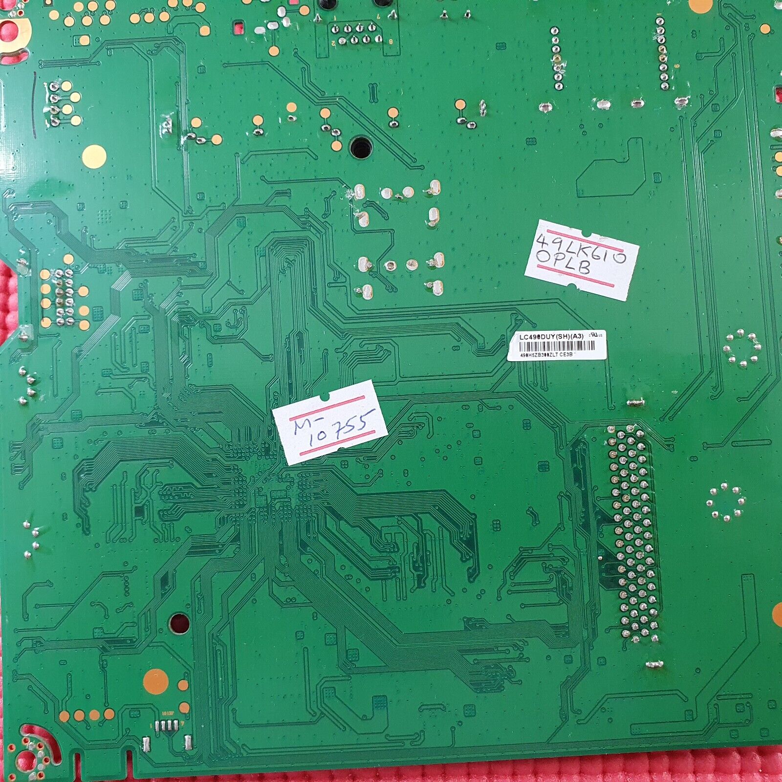 MAIN BOARD FOR LG 49LK6100PLB TV EAX67703503 EBT65293806 SCREEN LC490DUJ SH A3