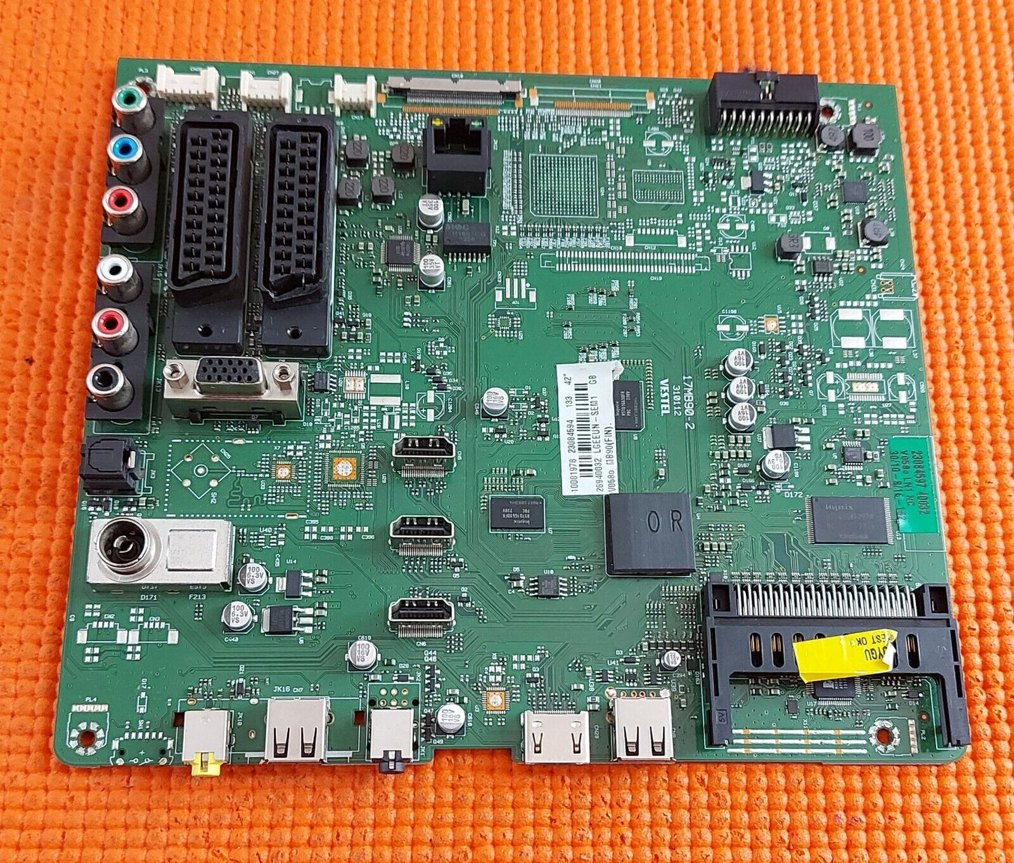 MAIN BOARD FOR FINLUX 42FLHT911LH 32F7020-T TV 17MB90-2 23084594 SCREEN LC420EUN