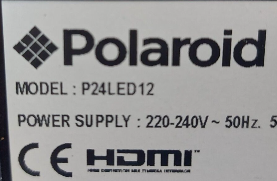 POLAROID P24LED12 24" FULL HD 1080P LED TV + WALL MOUNT BRACKET