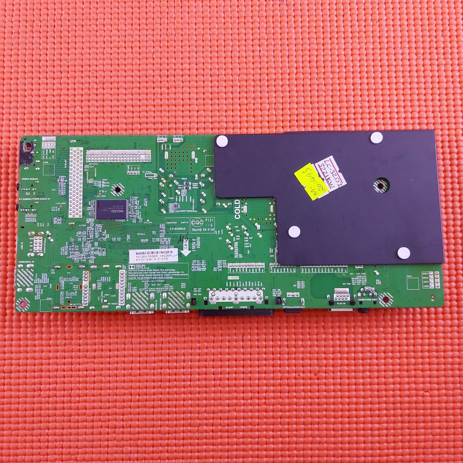 MAIN BOARD FOR SHARP LC-32DI3221KW 32" TV TP.MS3463S.PB711 SCREEN LQ315T3HC4U