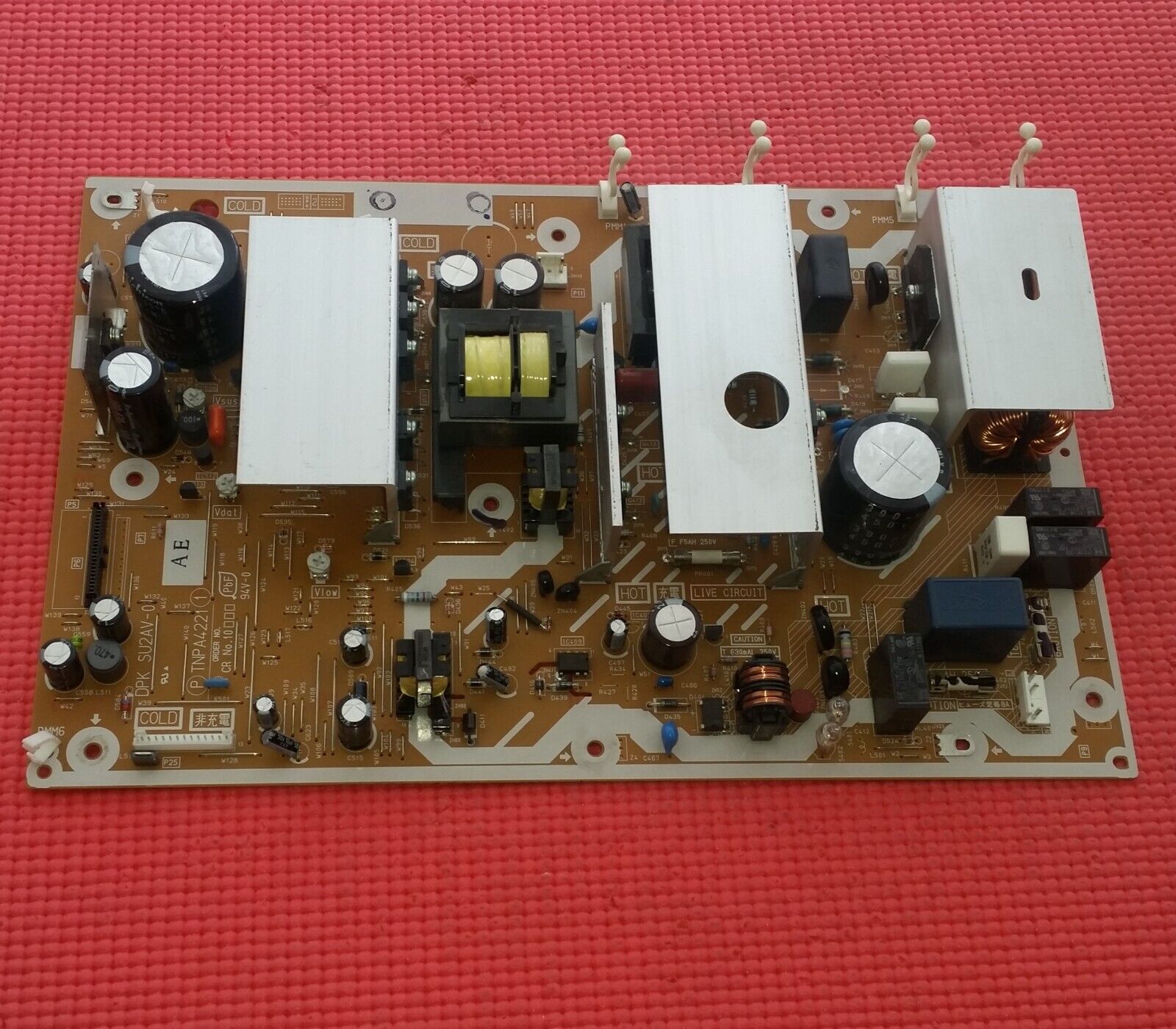 POWER SUPPLY BOARD PSU FOR PANASONIC TH-42PX70BA 42" PLASMA TV TNPA4221 1 AE