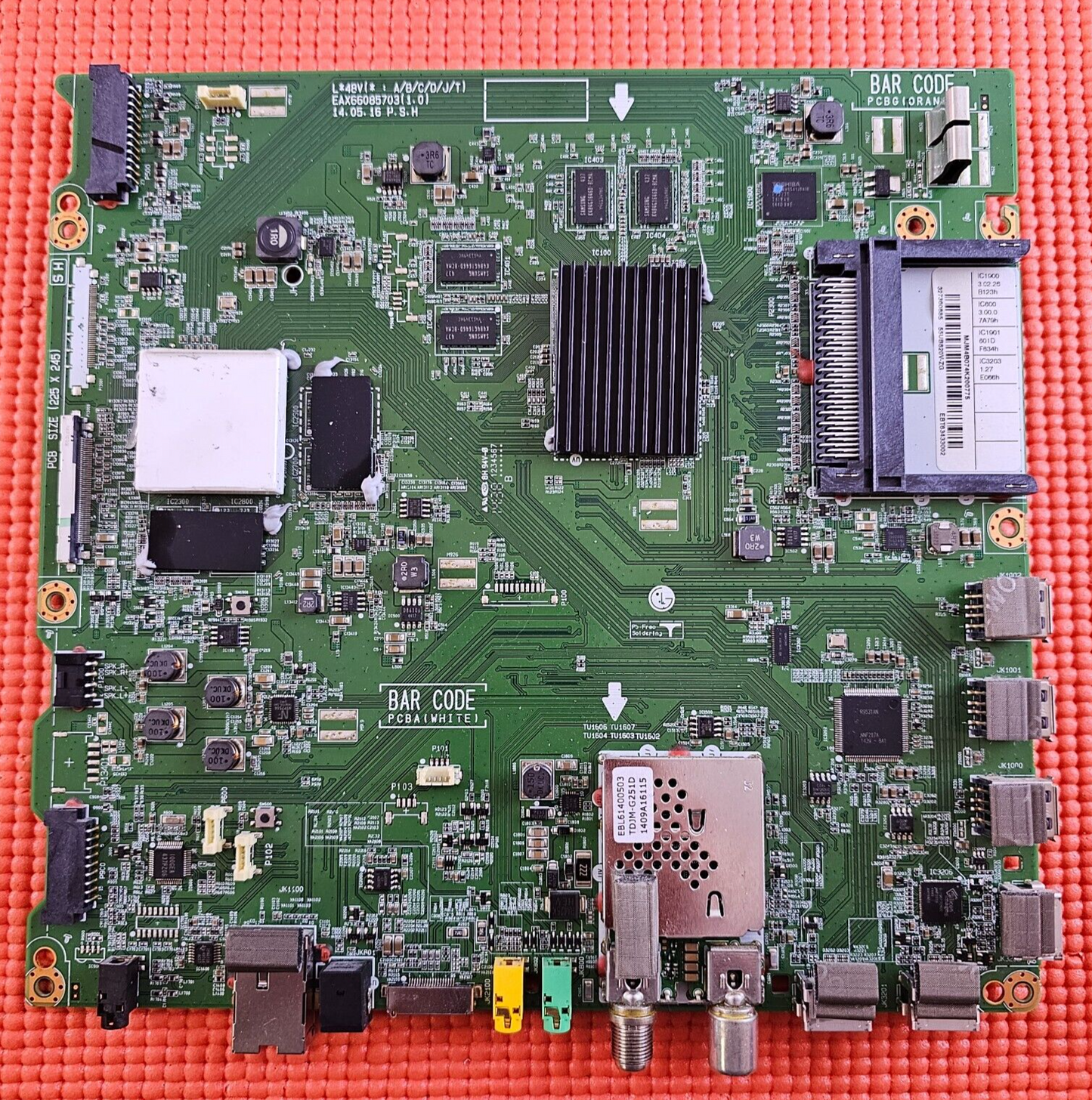 MAIN BOARD FOR LG 55UB820V 49UB820V 55UB830V 49UB830V TV EAX66085703 EBT63433002