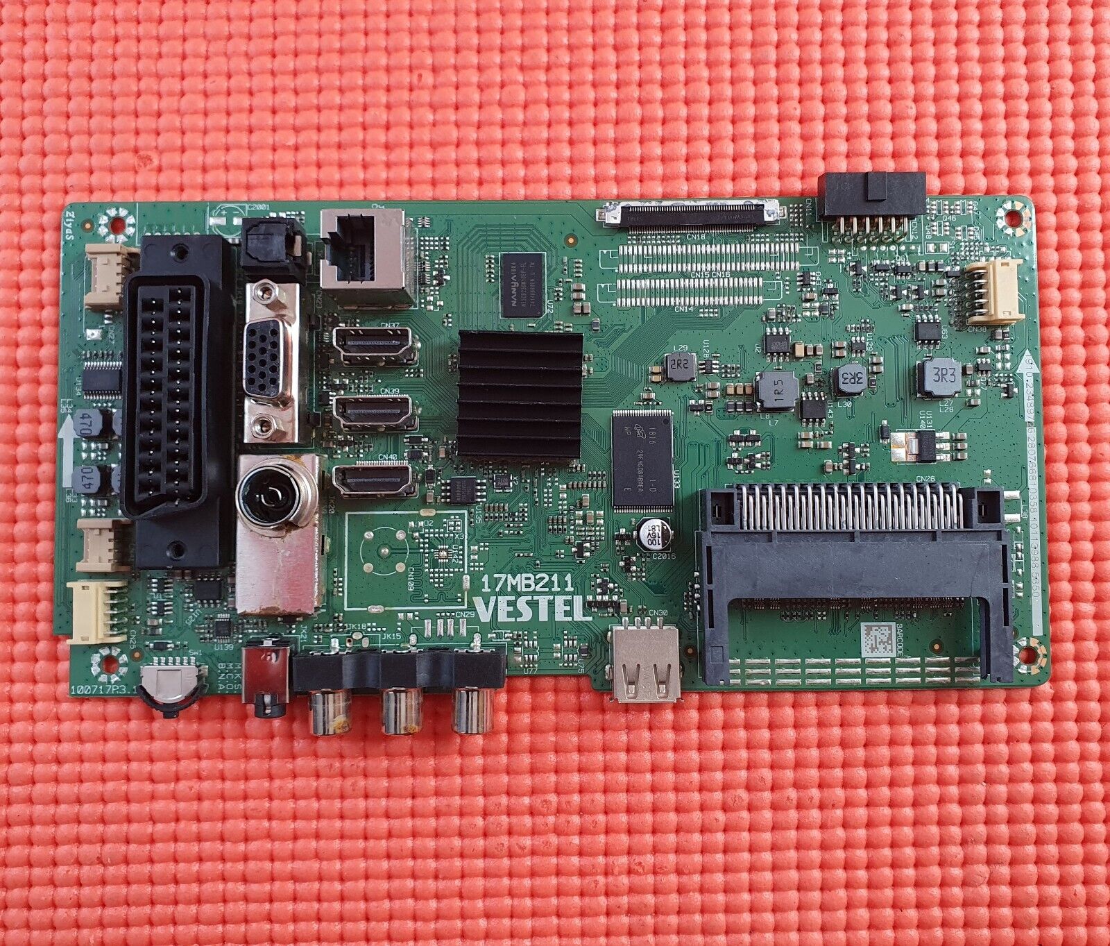 MAIN AV BOARD FOR JVC LT-43C775(A) 43" TV 17MB211 23489726 SCREEN LC430DUY SH A1