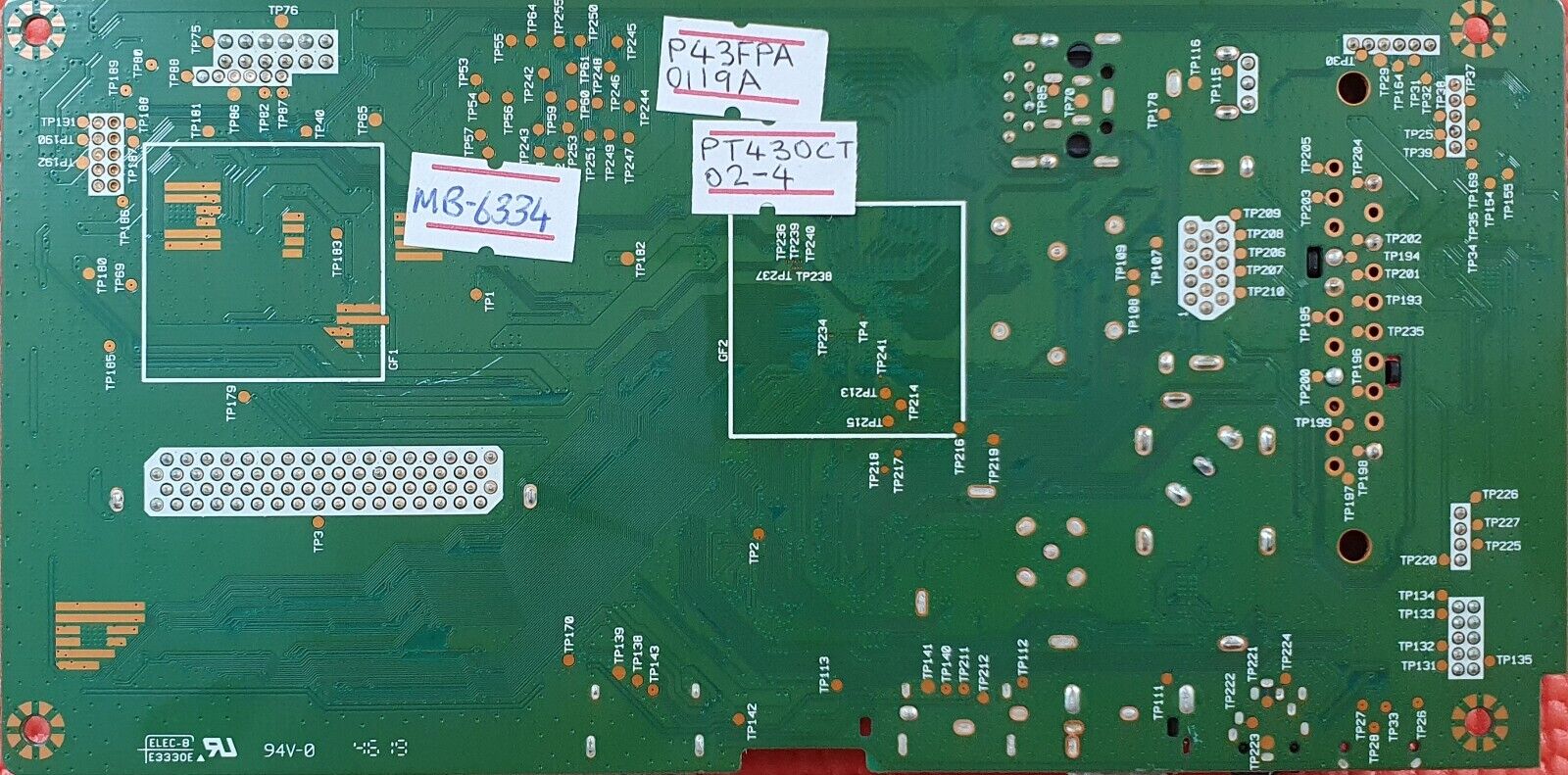 MAIN BOARD FOR POLAROID P43FPA0119A 43" TV 17MB211S 23639416 SCREEN PT430CT02-4