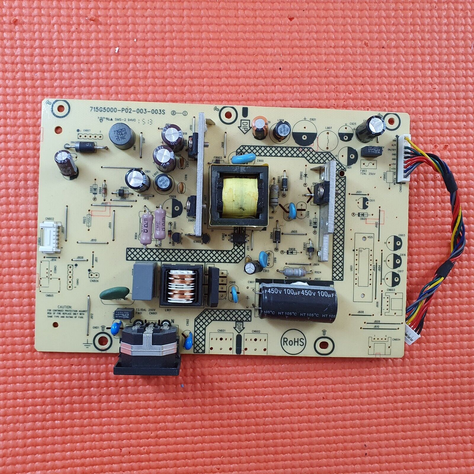 POWER SUPPLY BOARD FOR BENQ GL2450-T GL2250-T MONITOR 715G5000-P02-003S