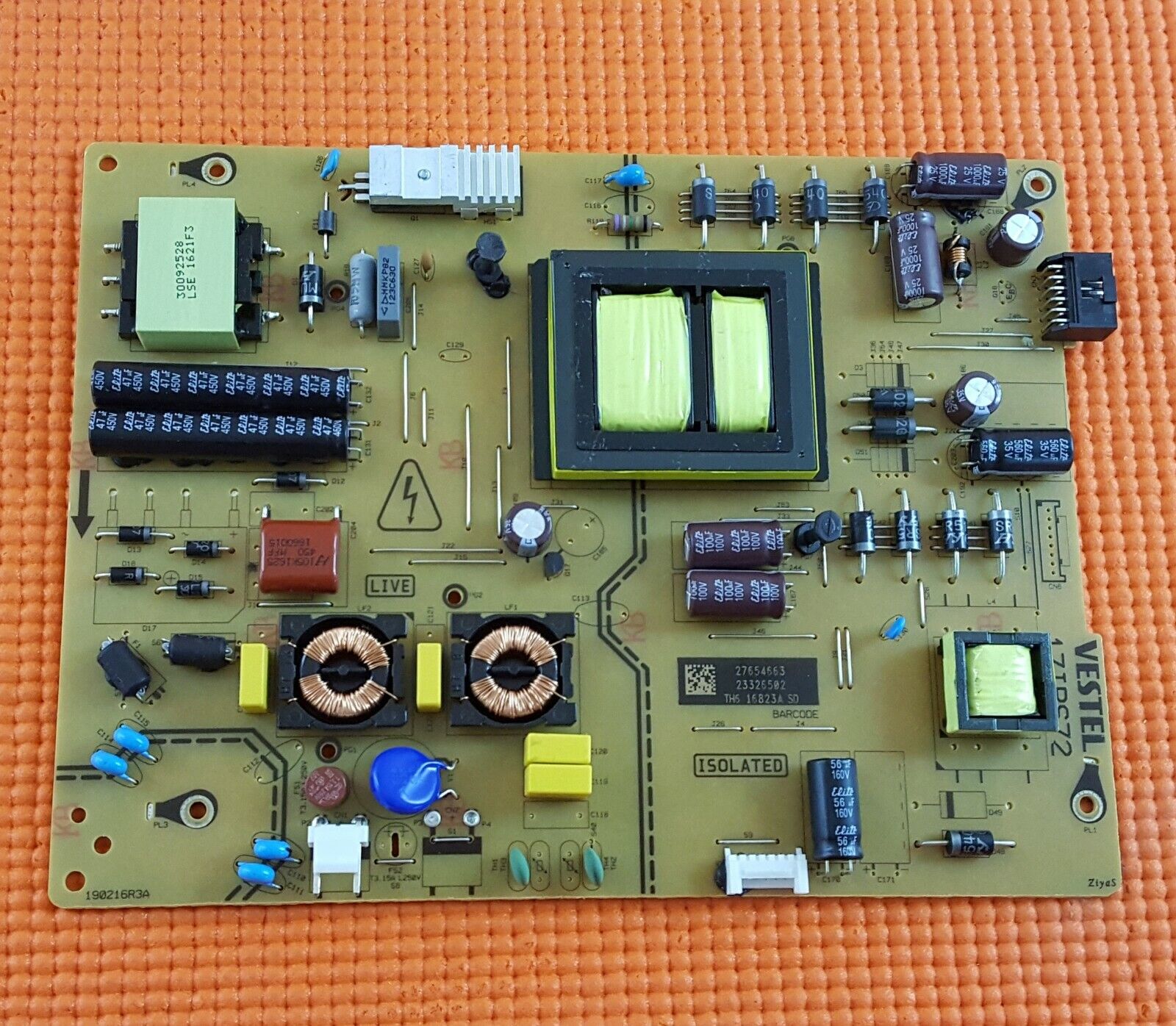 POWER BOARD FOR FINLUX 43UTD297B-P LUX0143003 NM43UHD 43" TV 17IPS72 23326502 