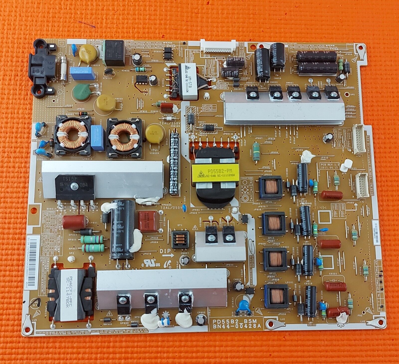 POWER BOARD FOR SAMSUNG UE55D8000YU UE55D6530WK 55" TV PD55B2_BSM BN44-00428A