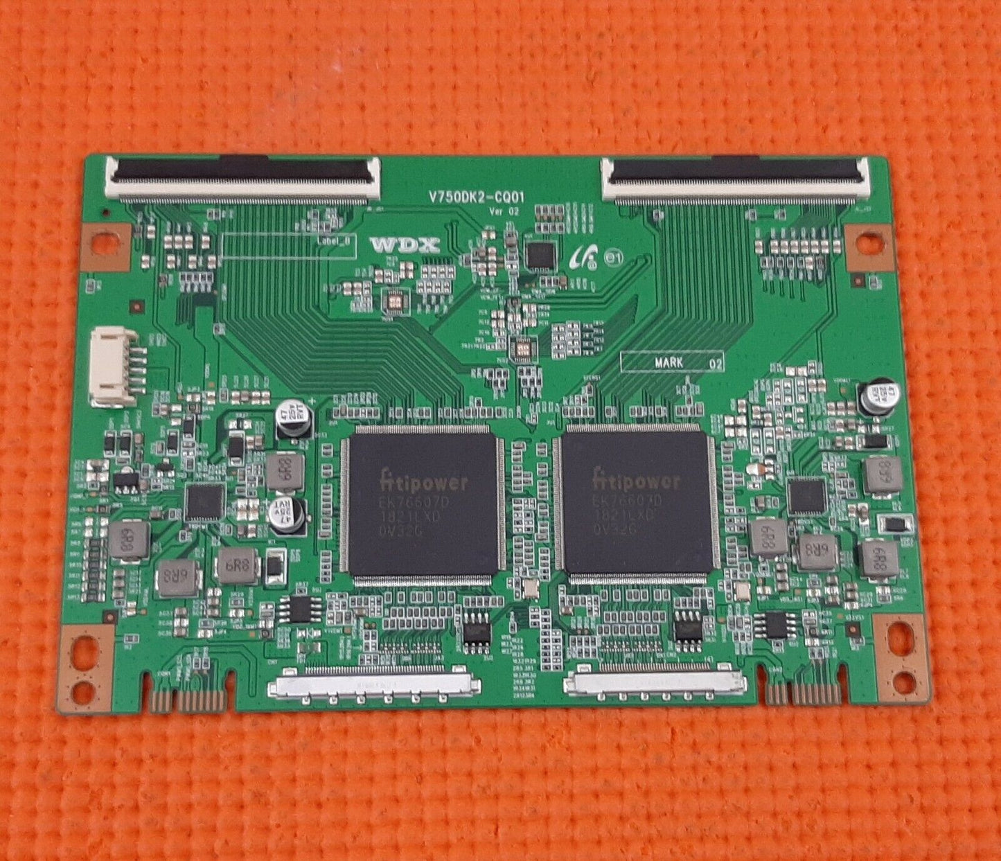 LVDS BOARD FOR LINSAR 75UHD520 75" LED TV V750DK2-CQ01 