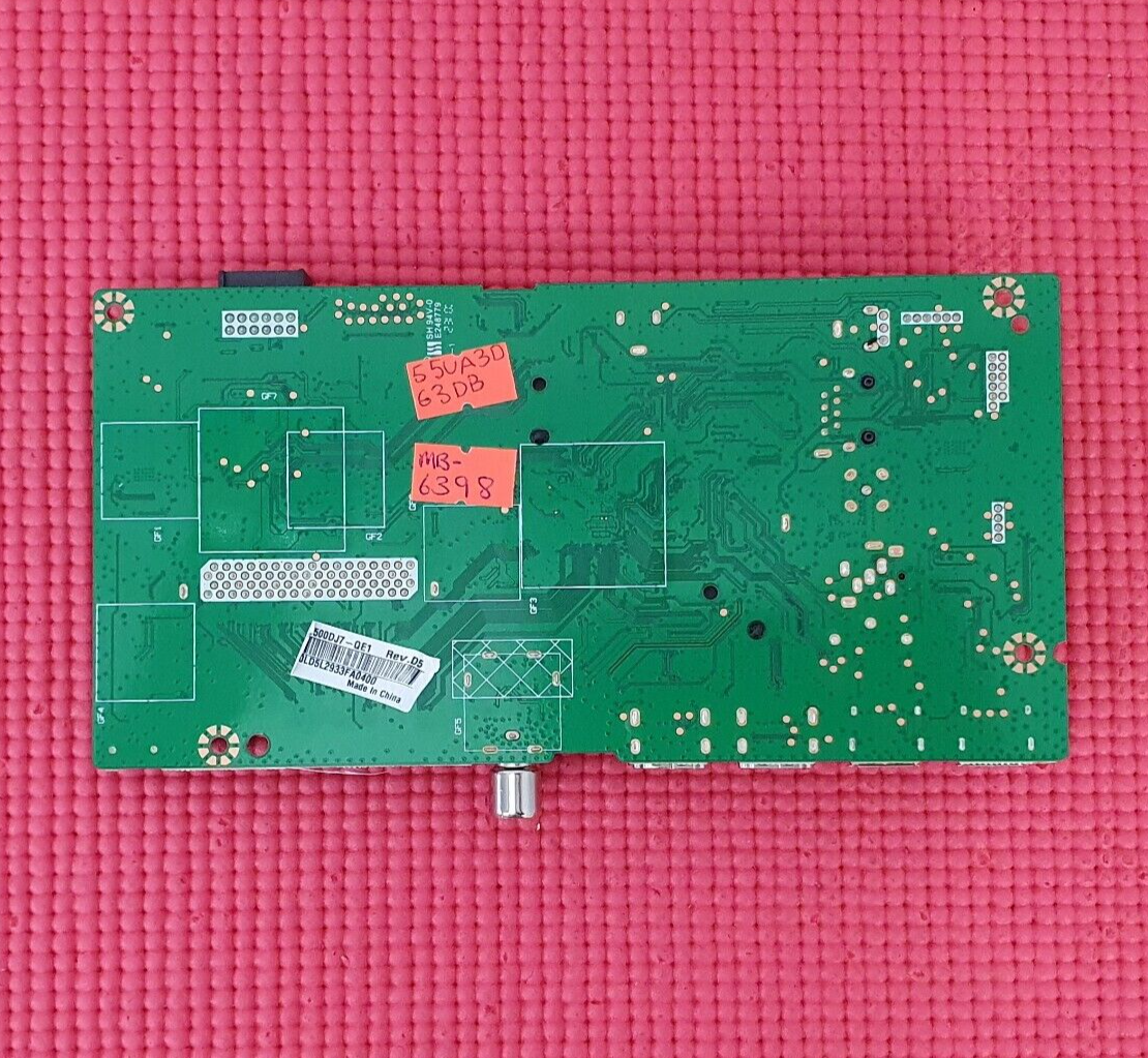 MAIN BOARD FOR TOSHIBA 55UA3D63DB 55" TV 17MB185 23863863 SCREEN V500DJ7-QE1