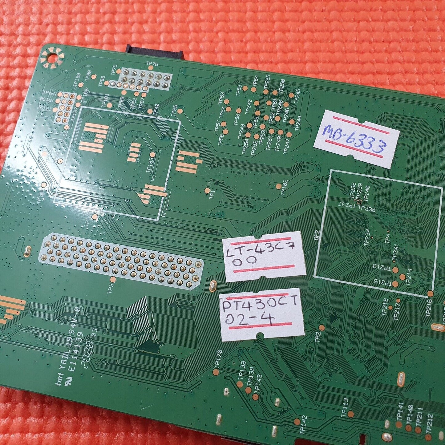 MAIN BOARD FOR JVC LT-43C700 43" LED TV 17MB211S 23655211 SCREEN PT430CT02-4