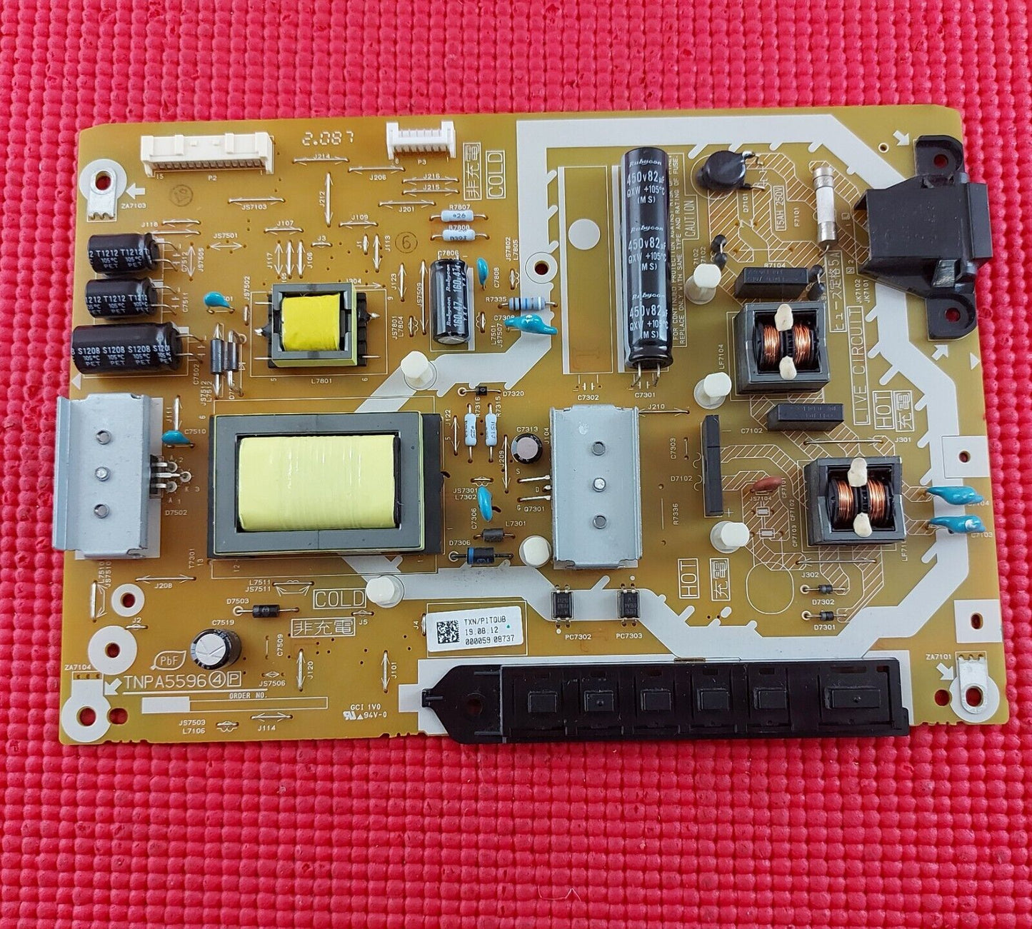 POWER BOARD FOR PANASONIC TX-L32X5B TX-L32C5B TV TNPA5596 4 P TXN/P1TQUB