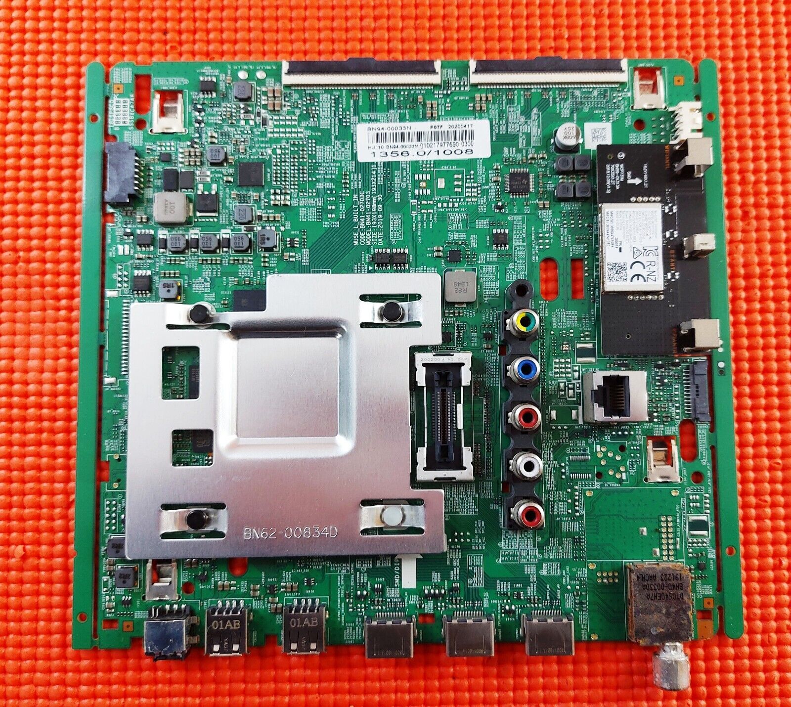 MAIN BOARD FOR SAMSUNG UE49RU7300K TV BN41-02703C BN94-00033N SCREEN LSF490FN06