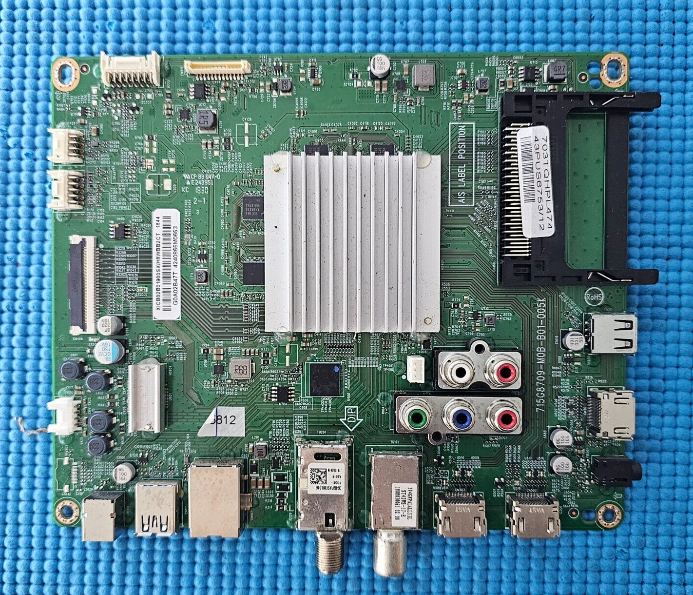 MAIN BOARD FOR PHILIPS 43PUS6753/12 43" TV 715G8709-M0B-B01-005K 703TQHPL474