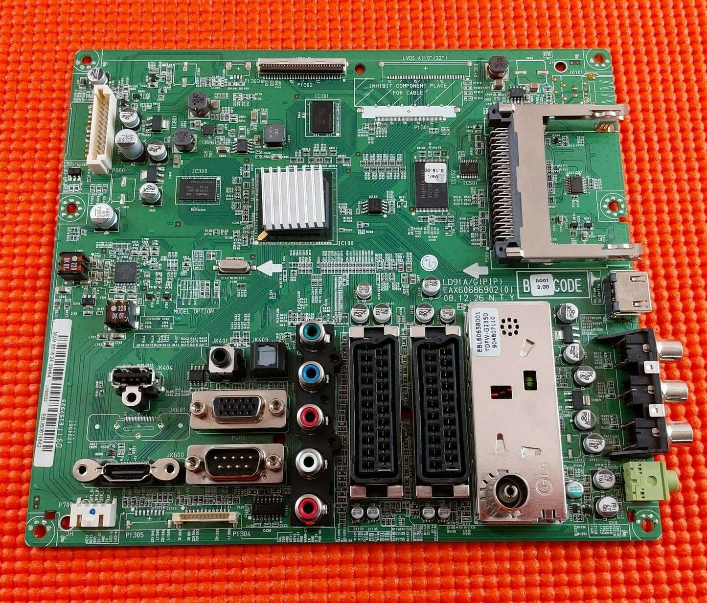 MAIN BOARD FOR LG 32LH2000 32" TV EAX60686904 EBU60674842 SCREEN LC320WXN SB A3