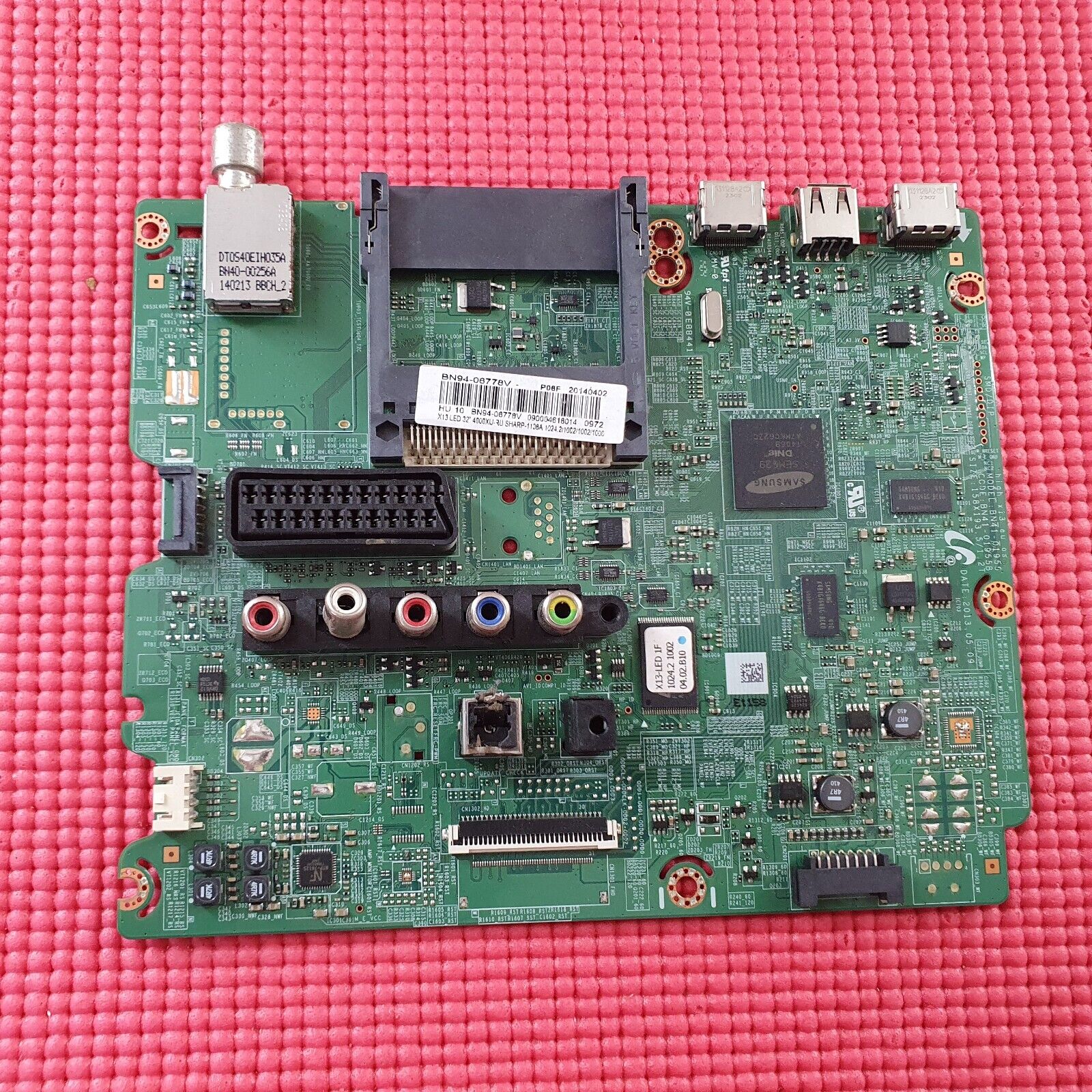 MAIN BOARD FOR SAMSUNG UE32F4000AW TV BN41-01955B BN94-06778V SCREEN LK315T3HB7K