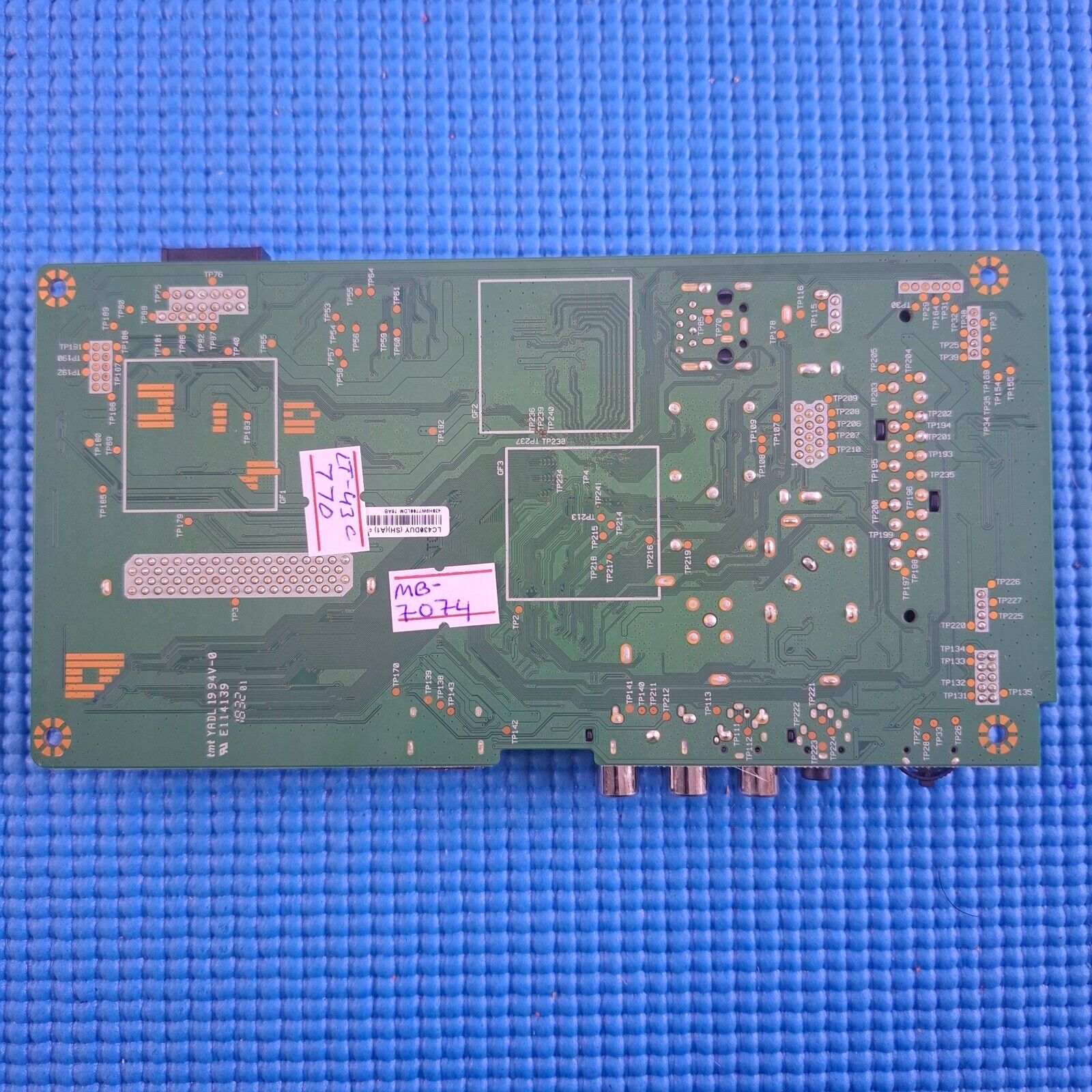 MAIN BOARD FOR FOR JVC LT-43C770 B TV 17MB211 23517086 SCREEN LC430DUY (SH) (A1)