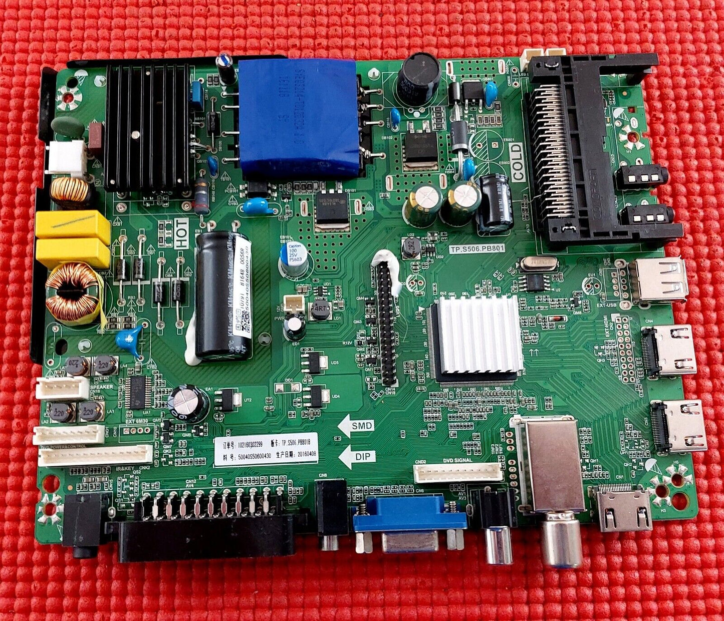 MAIN BOARD FOR JVC LT-32C365 LT-32C360 TV TP.S506.PB801 SCREEN LSC320AN09