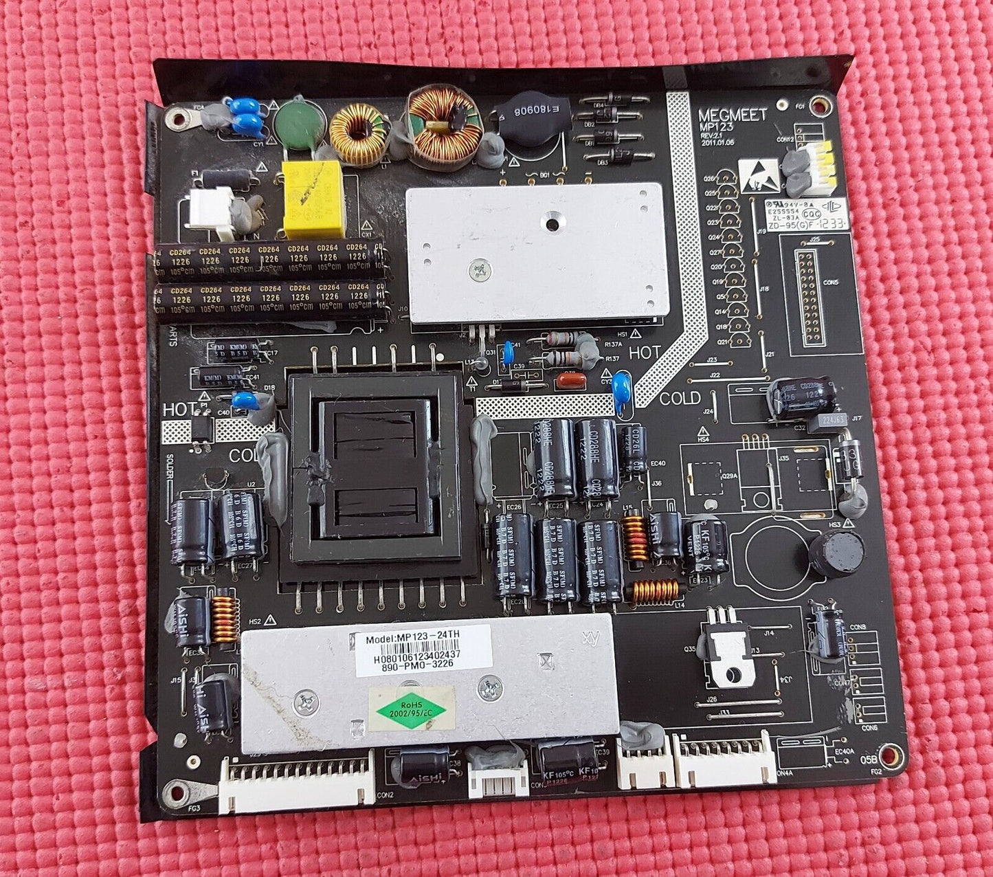 POWER SUPPLY BOARD PSU FOR LOGIK L32HED12 (A) LE32GE11E TV MP123 MP123-24TH