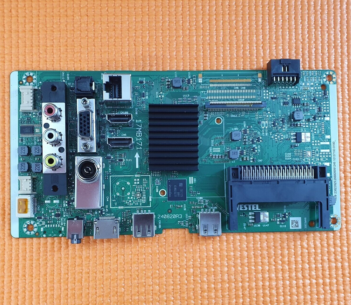 MAIN AV BOARD MB FOR JVC LT-32CA120 32" TV 17MB171 23823929 SCREEN PT320AT02-2