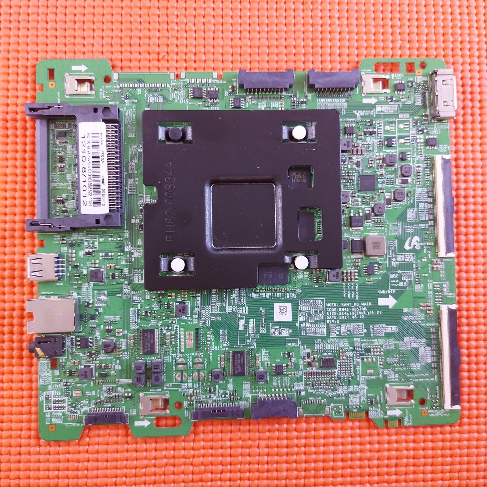 MAIN BOARD FOR SAMSUNG QE55Q6FAMT TV BN41-02570B BN94-12756A SCRN LSF550FF03-M07