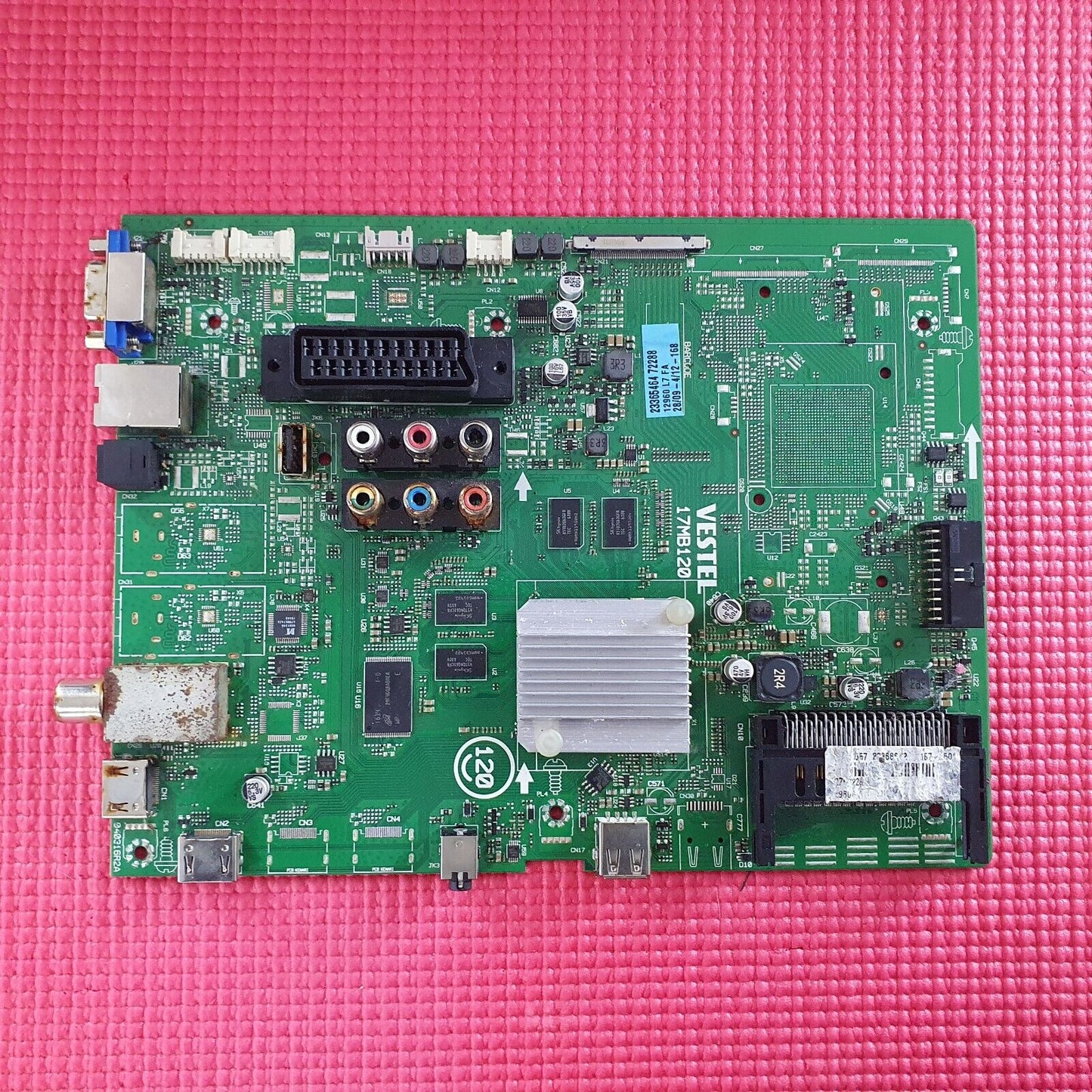 MAIN BOARD FOR POLAROID P50US2236A TV 17MB120 23368642 SCREEN V500DJ6-QE1