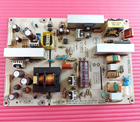 POWER SUPPLY BOARD PSU FOR TOSHIBA 32AV615DB 32" TV 715G3368-1 ADTV82416AC8