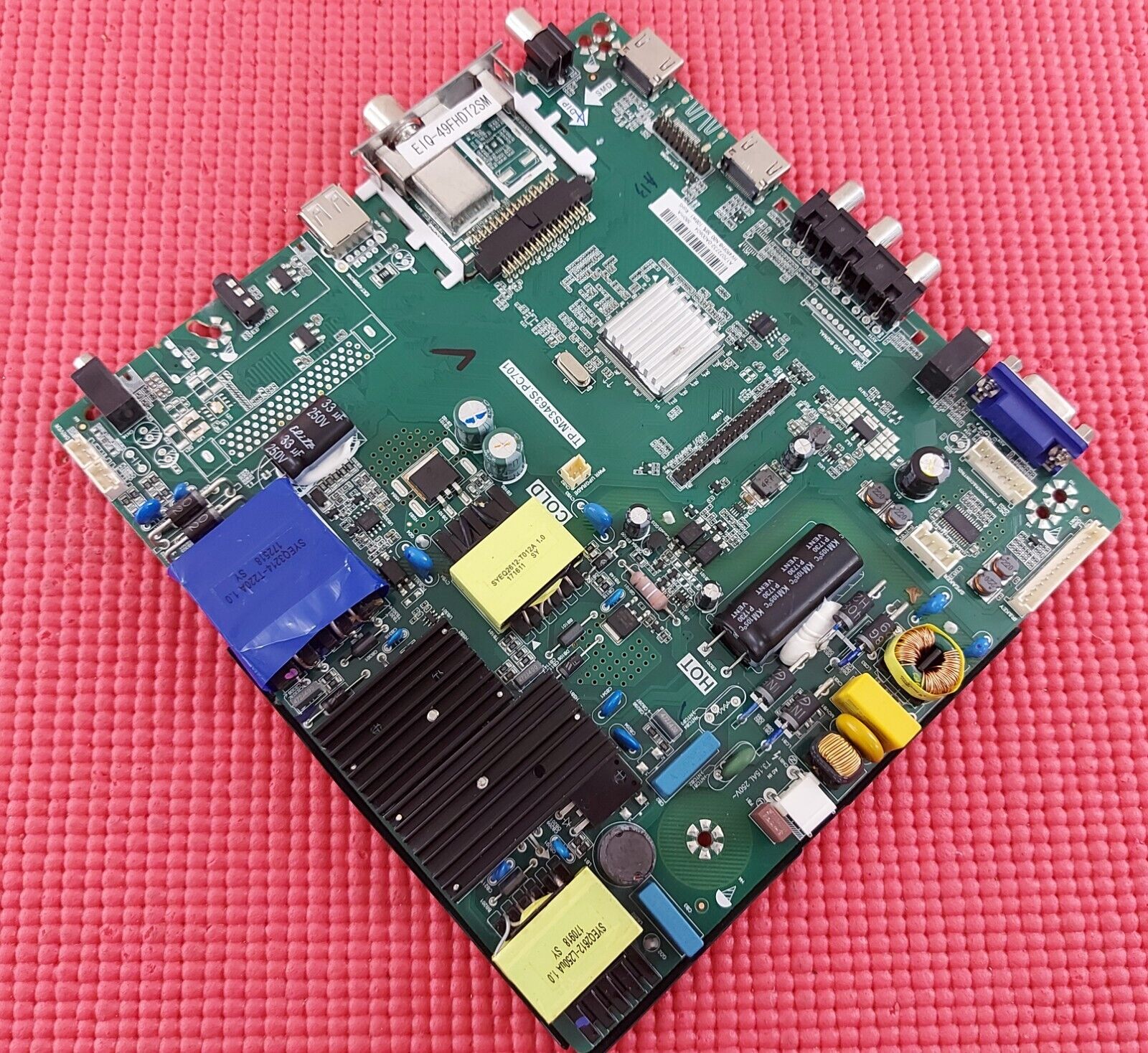 MAIN BOARD FOR ELECTRIQ EIQ-49FHDT2SM TV TP.MS3463S.PC701 SCREEN HV490FHB-N8A