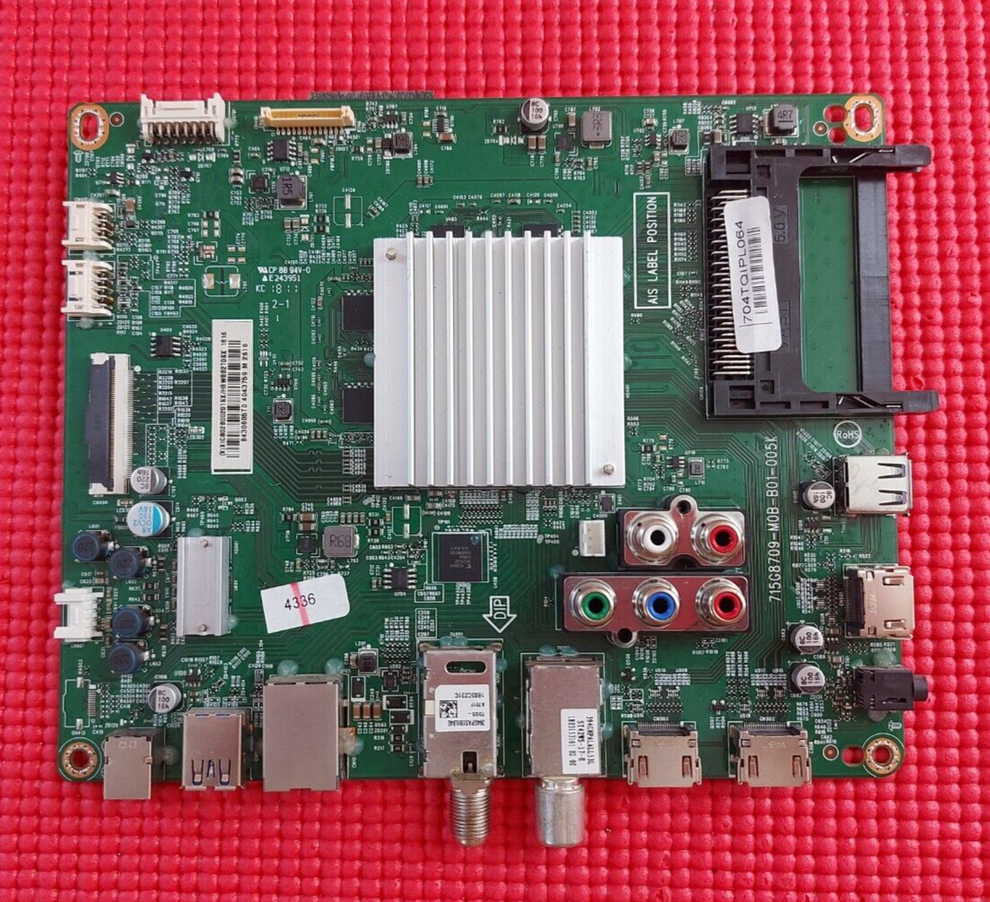 MAIN AV BOARD PHILIPS 43PUS6753/12 43" TV 715G8709-M0B-B01-005K 704TQIPL064