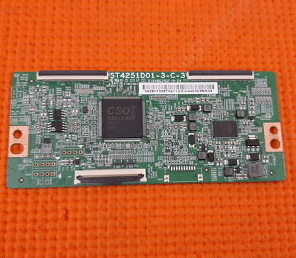 LVDS TCON BOARD FOR BAIRD TI4311DLEDDS 43" LED TV ST4251D01-3-C-3