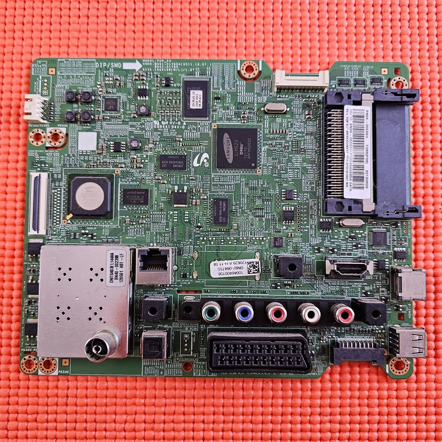 MAIN BOARD FOR SAMSUNG PS51E490B1K 51" 3D PLASMA TV BN41-01785A BN94-05589H