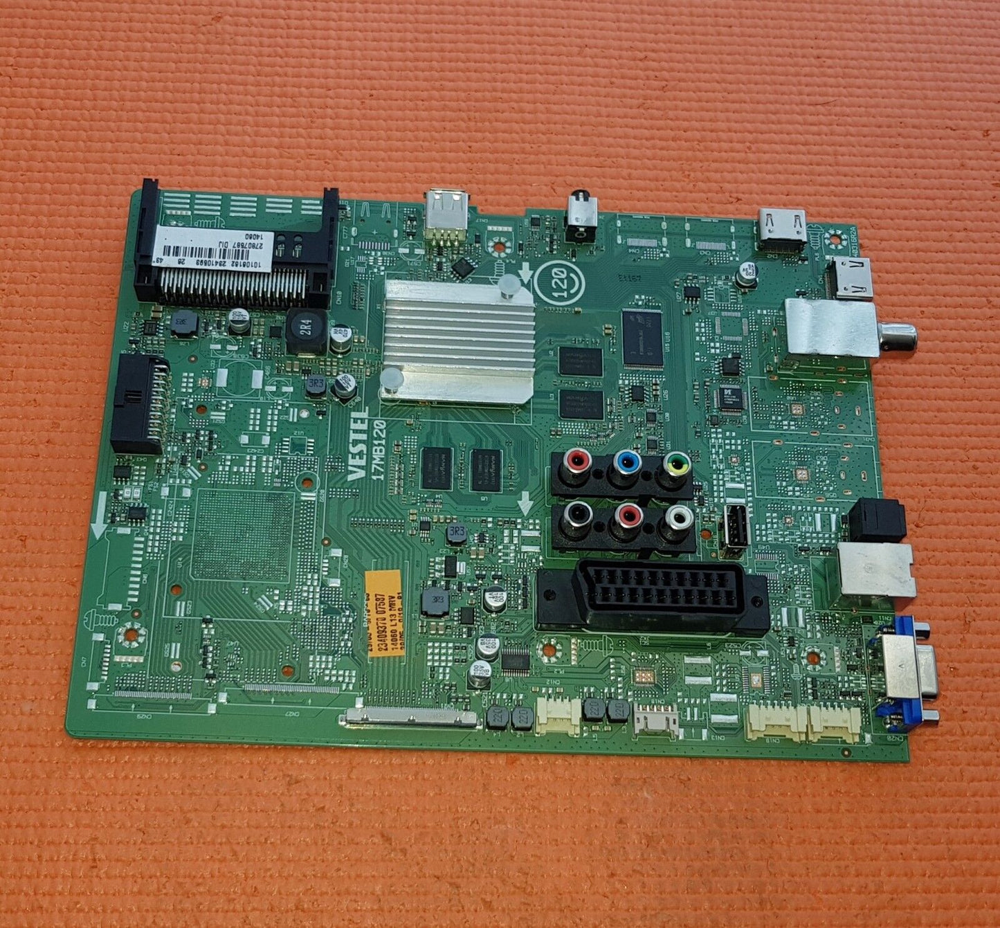 MAIN AV BOARD FOR LUXOR LUX0143003/01 43" LCD TV 17MB120 23410593 SCR:LC430EQY