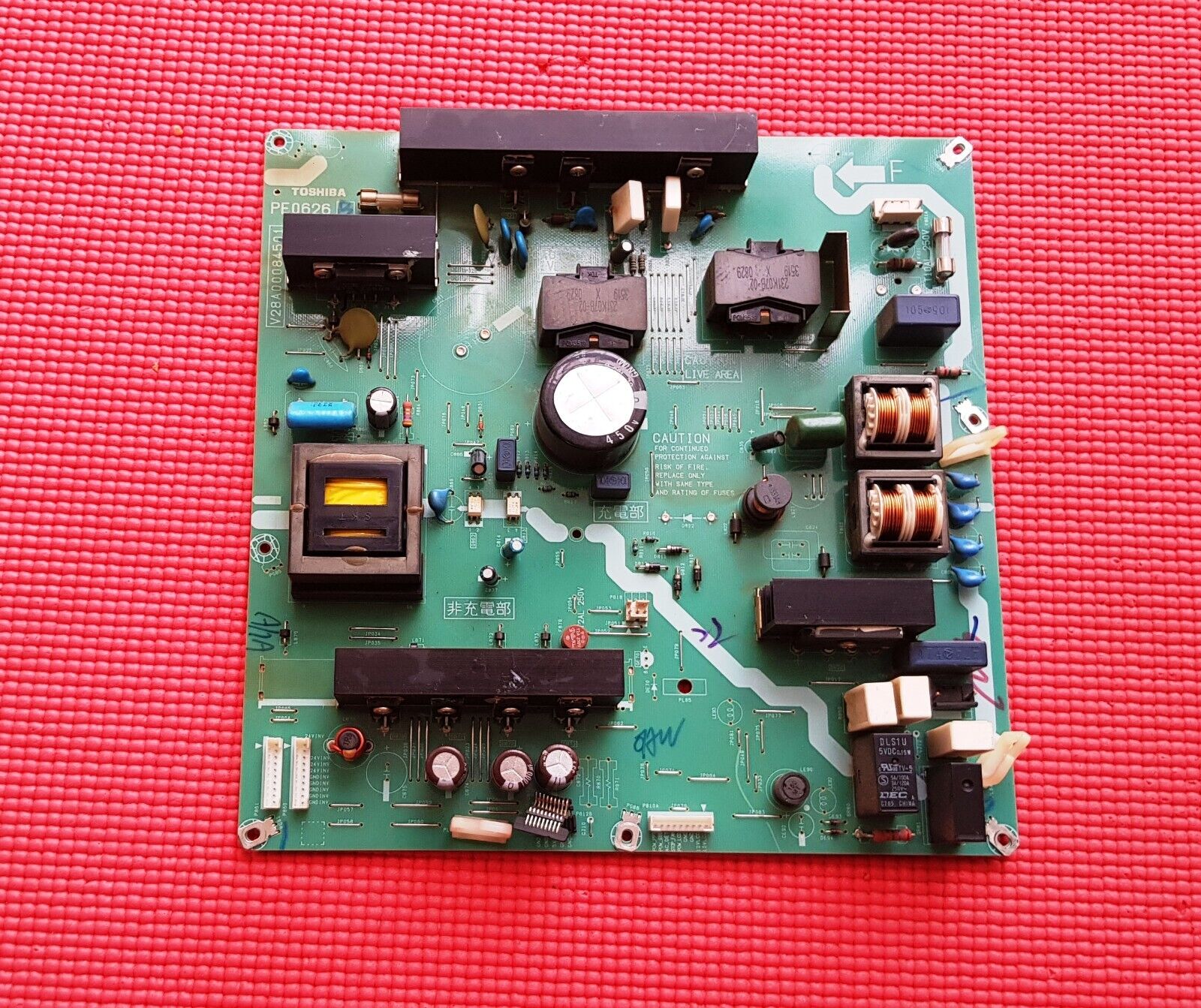 POWER SUPPLY BOARD FOR TOSHIBA 46XV555D 46" TV V28A00084501 PE0626 B