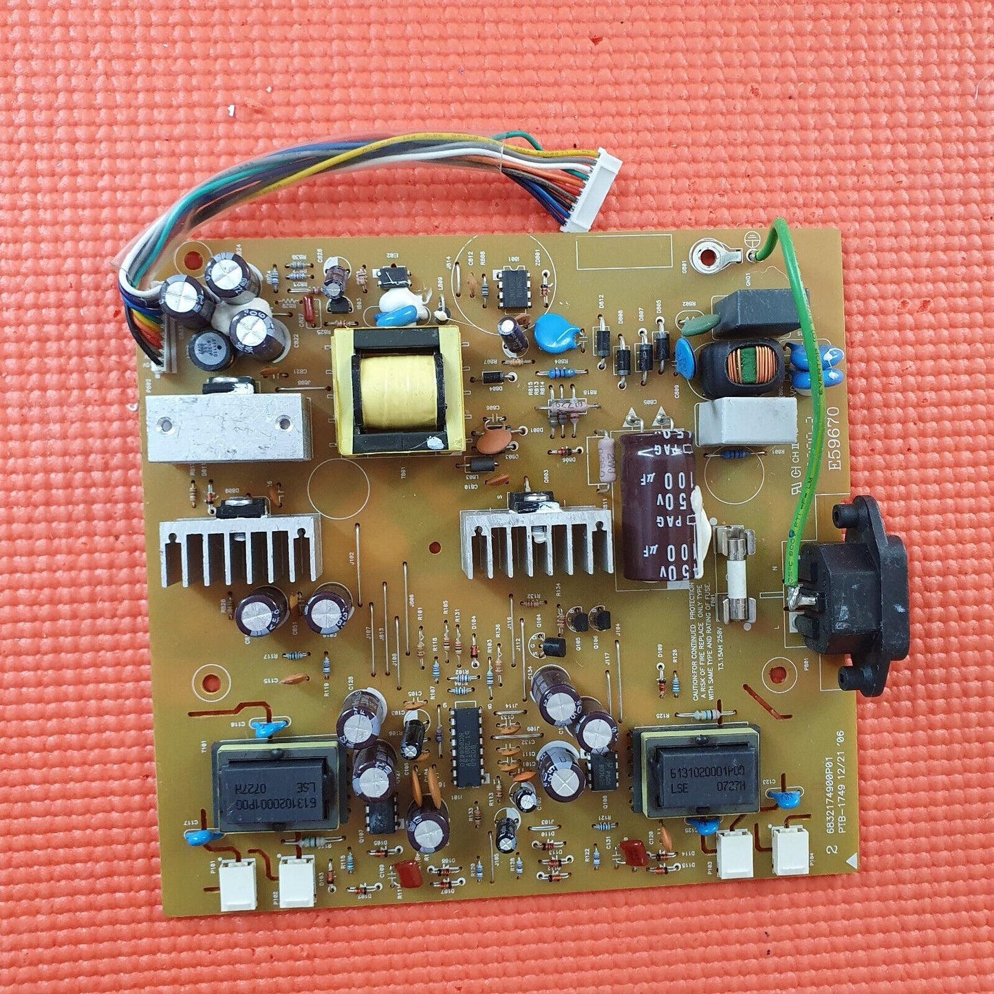 POWER SUPPLY BOARD FOR DELL MONITOR 6832174900P01 PTB-1749 77SM4B00514 E59670