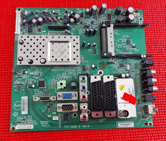 MAIN AV BOARD FOR HITACHI 26LD4550U 26" TV 715T3009-2 SCREEN V260B1-L11