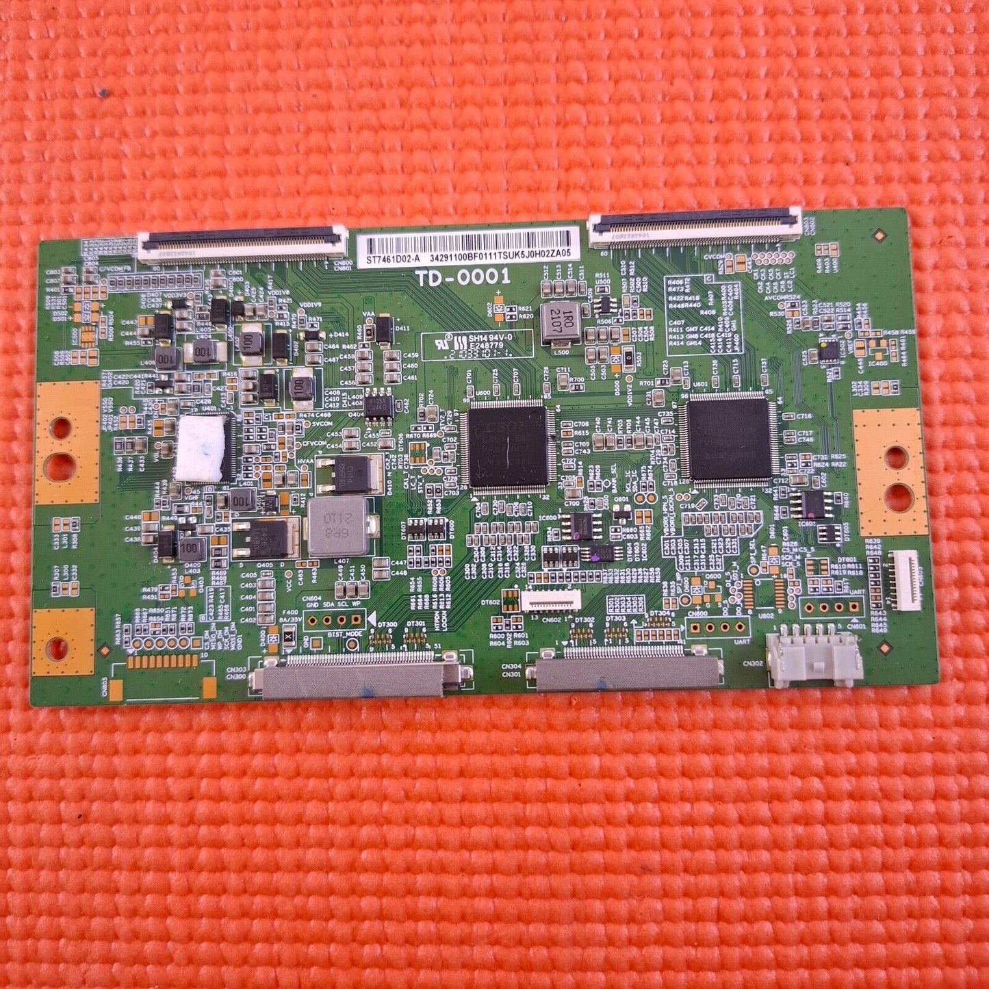 LVDS BOARD FOR SONY XR-75X94J, XR-75X90J, KD-75X85J 75" TV TD-0001 ST7461D02-A