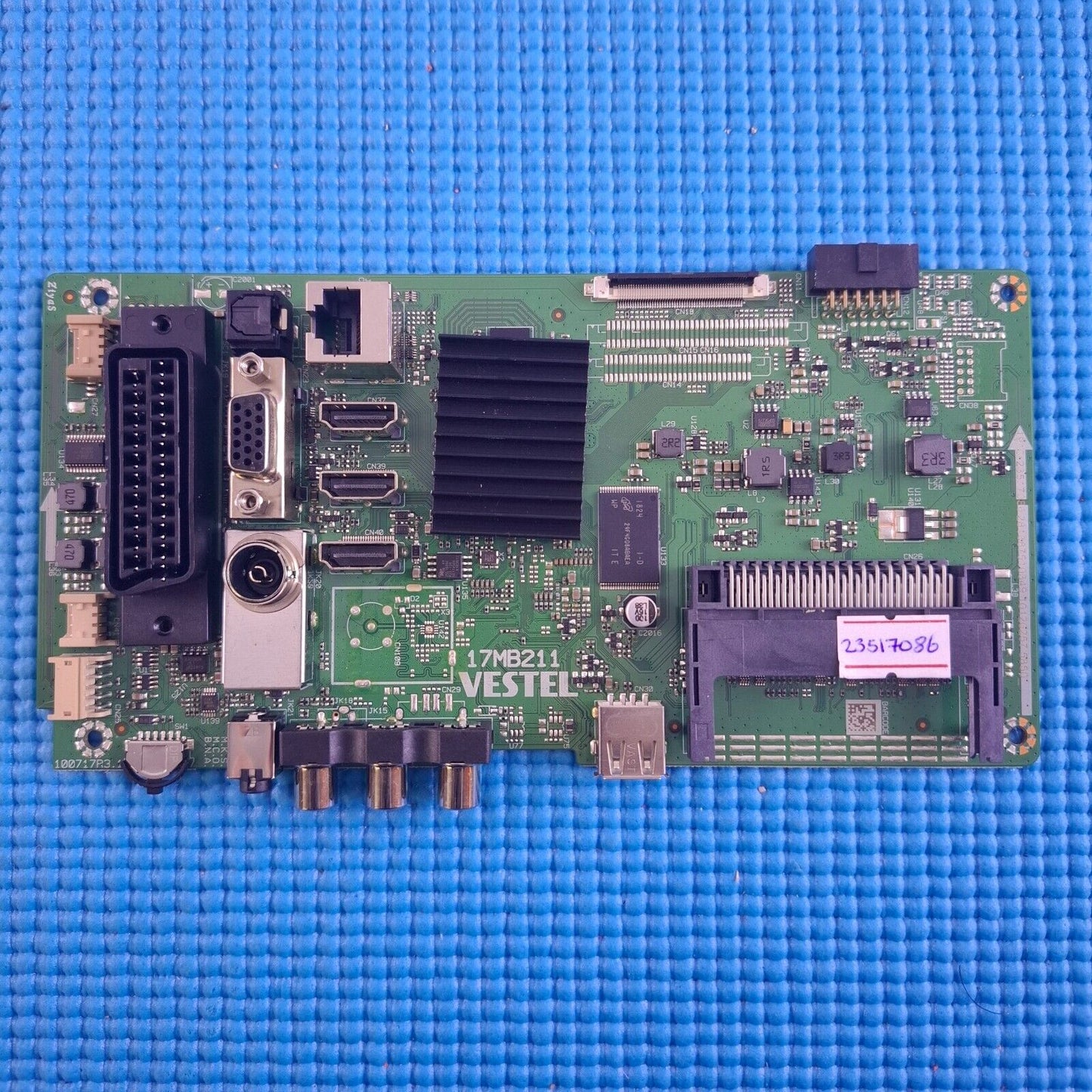 MAIN BOARD FOR FOR JVC LT-43C770 B TV 17MB211 23517086 SCREEN LC430DUY (SH) (A1)