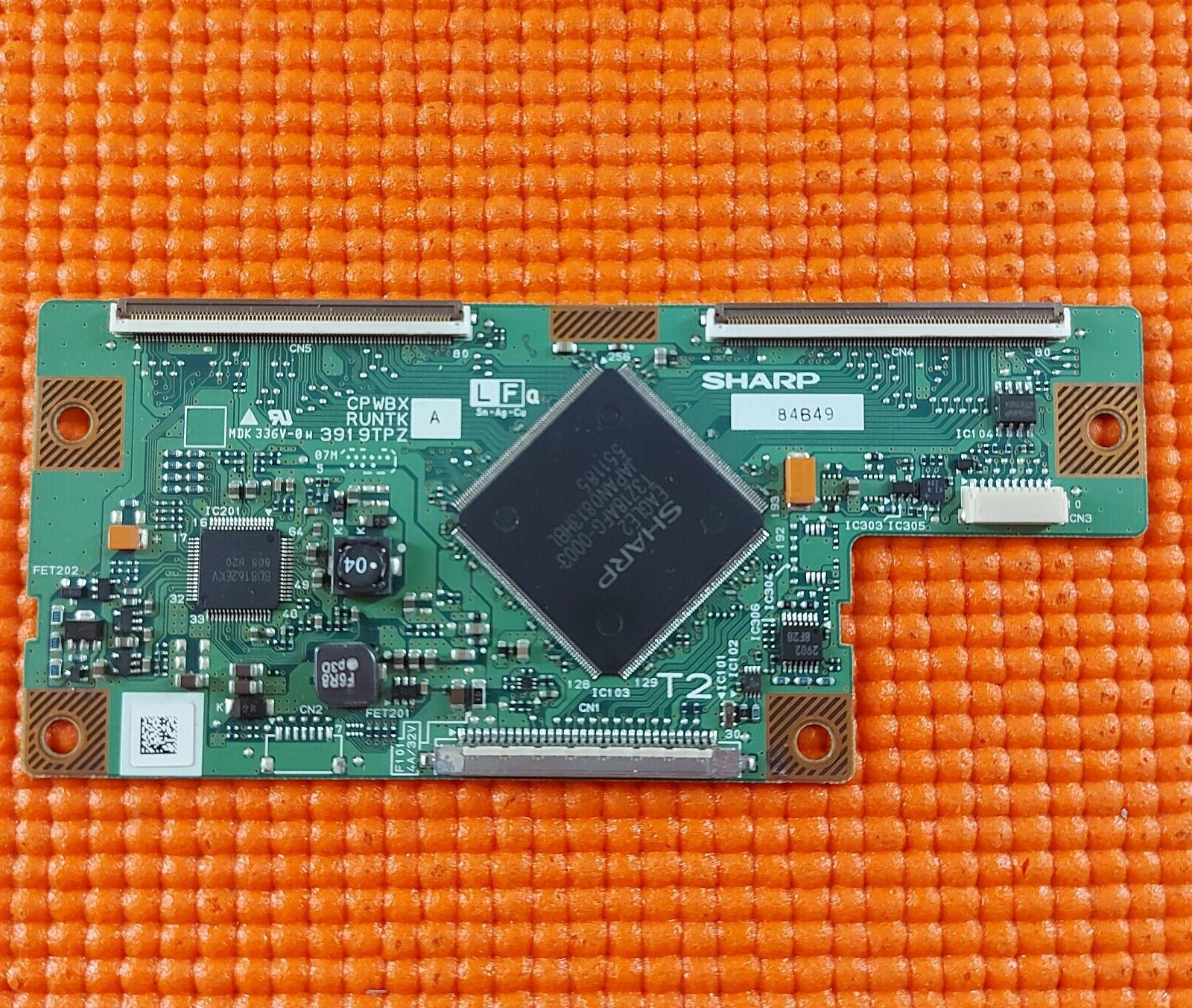 LVDS BOARD FR SHARP LC-32SH7E-BK LC-32SB25E LCD32761HDF TV CPWBX RUNTK 3919TPZ A