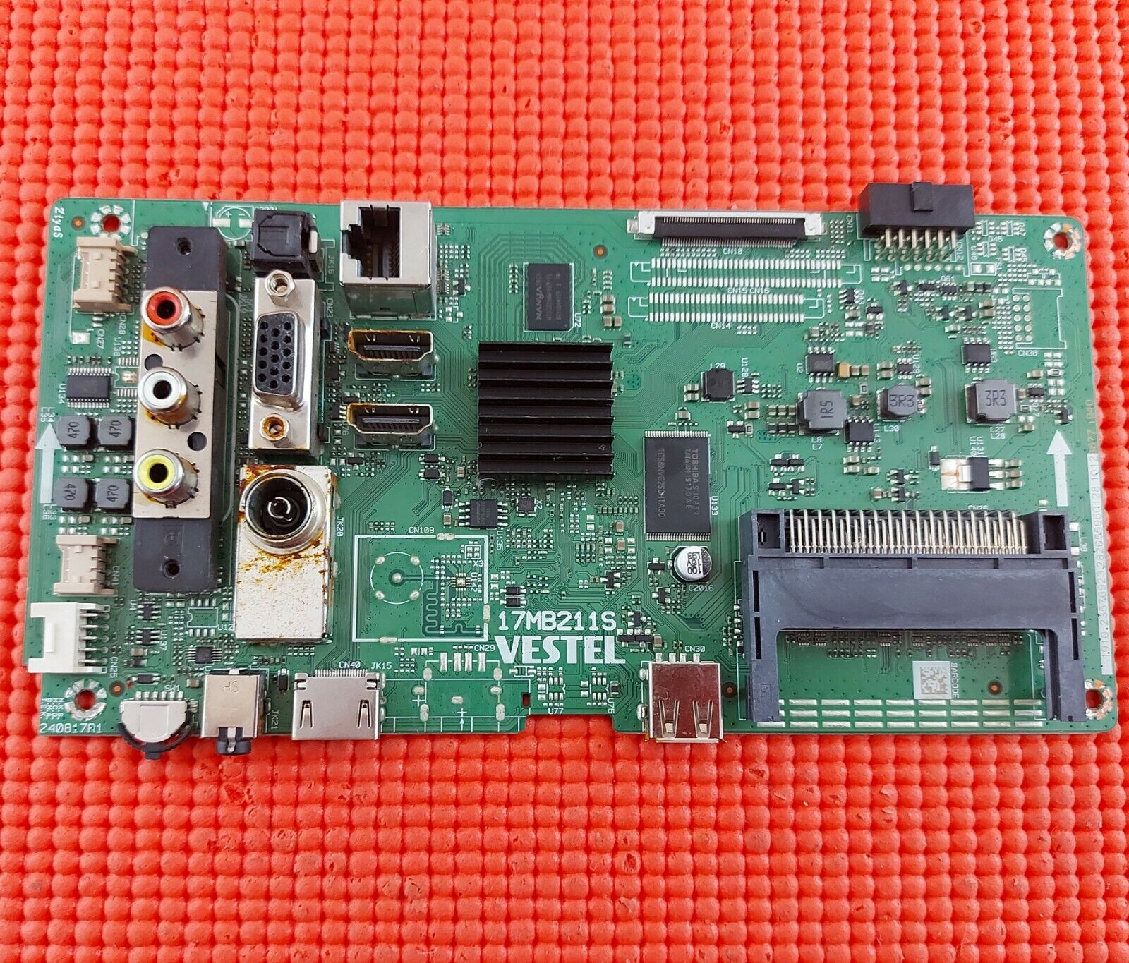 MAIN AV BOARD FOR JVC LT-43C790 (B) 43" TV 17MB211S 23576923 SCREEN HV430FHBN10